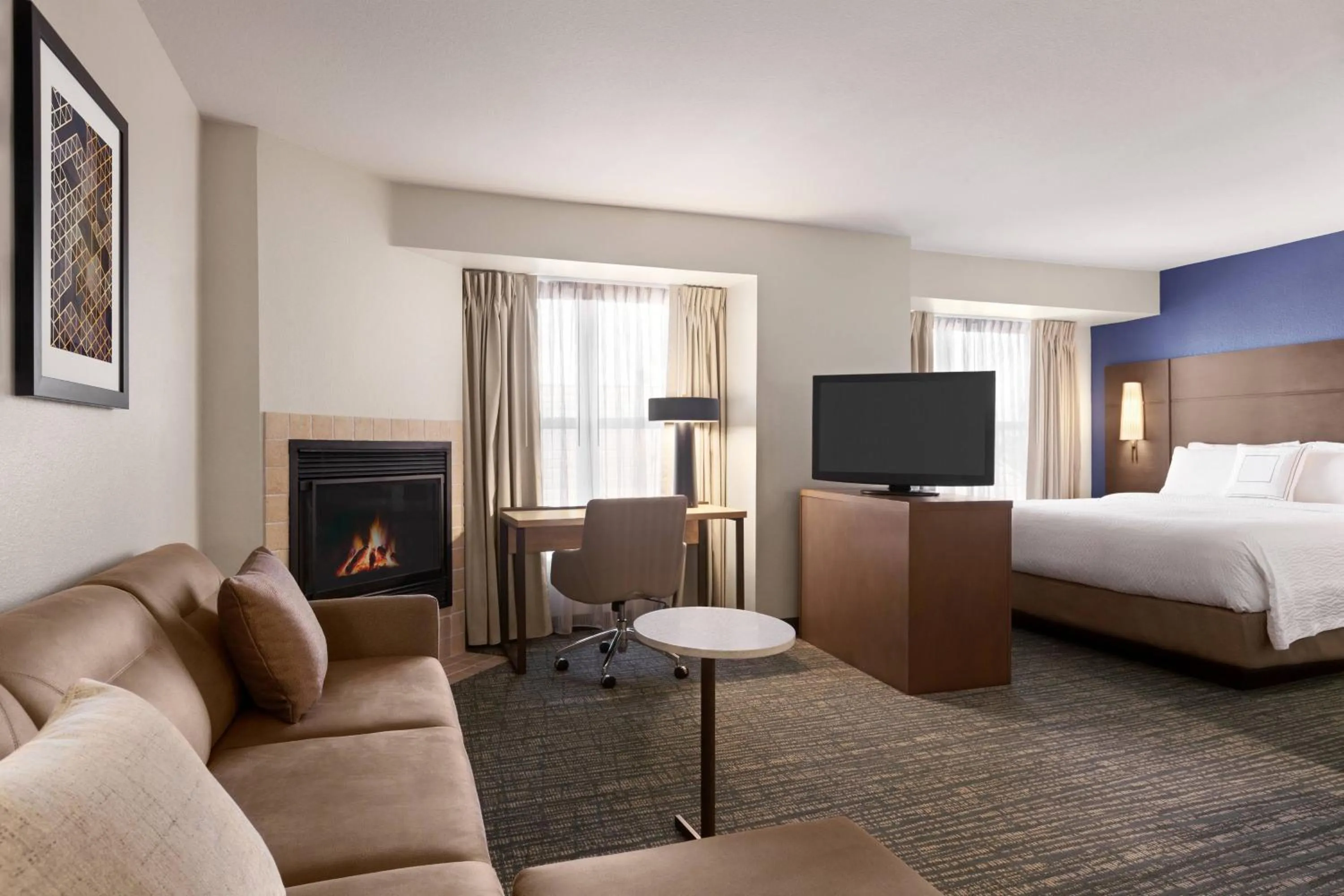 Living room, Bed in Residence Inn by Marriott Salinas Monterey