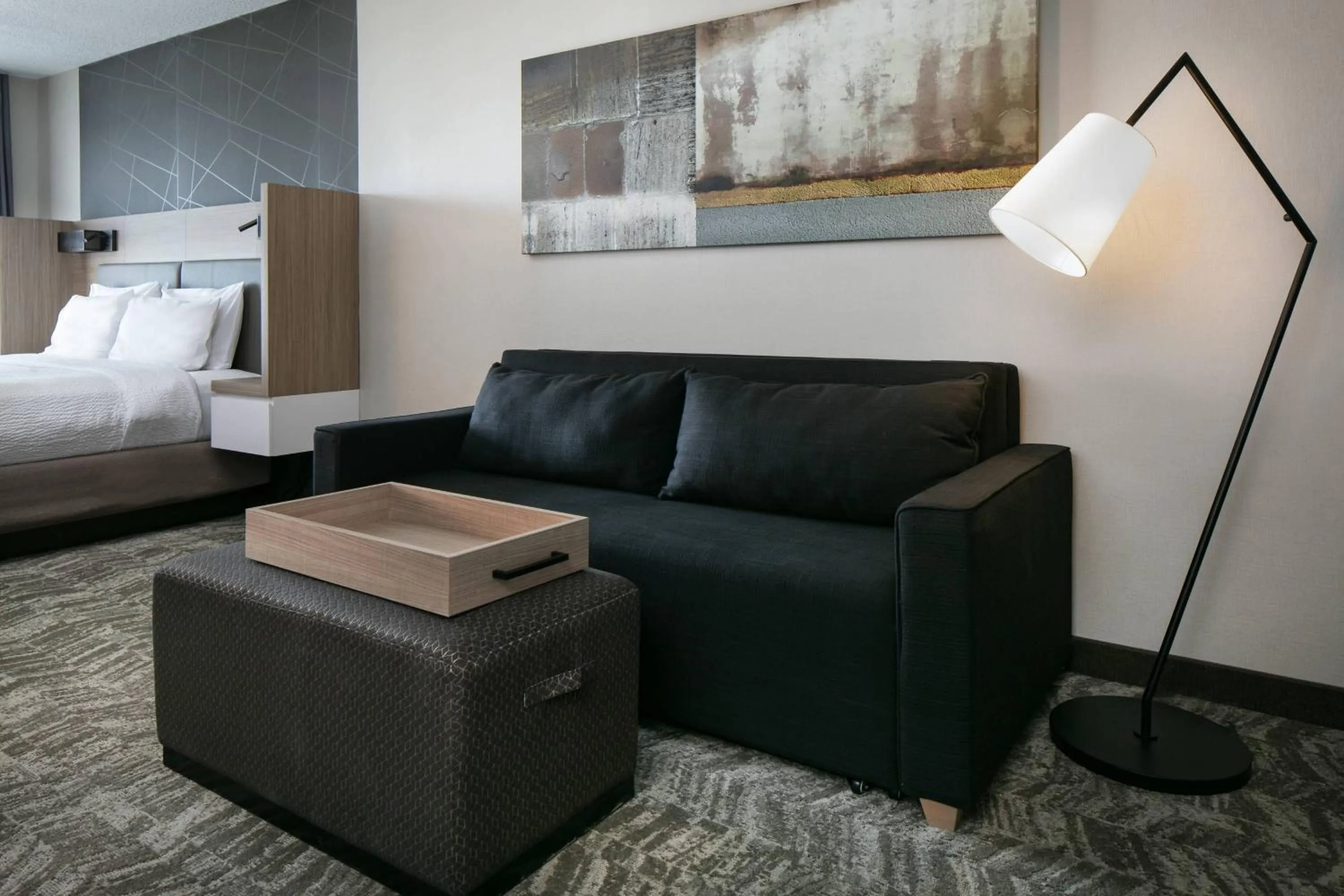 Photo of the whole room, Bed in SpringHill Suites by Marriott Tulsa