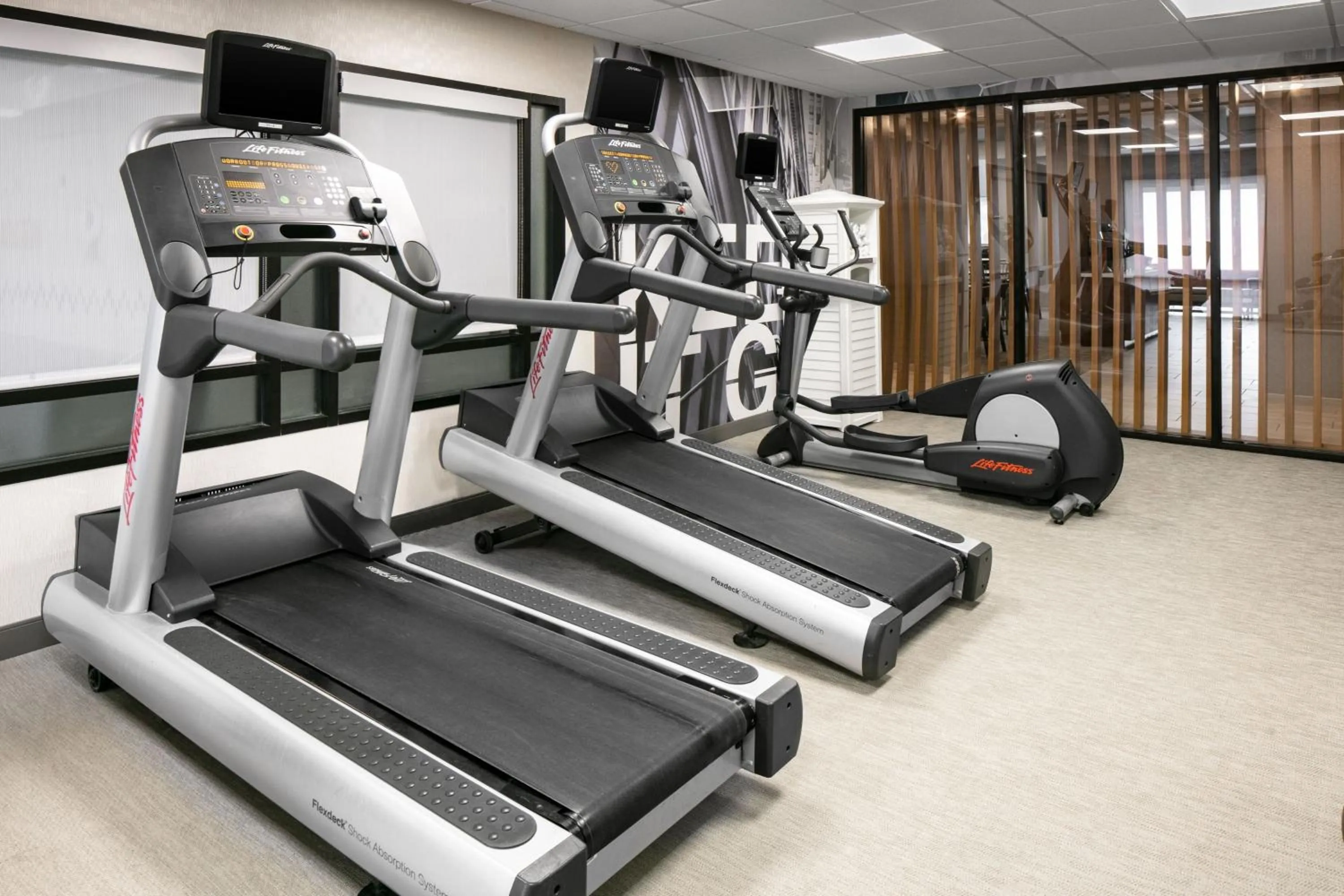 Fitness centre/facilities in SpringHill Suites by Marriott Tulsa