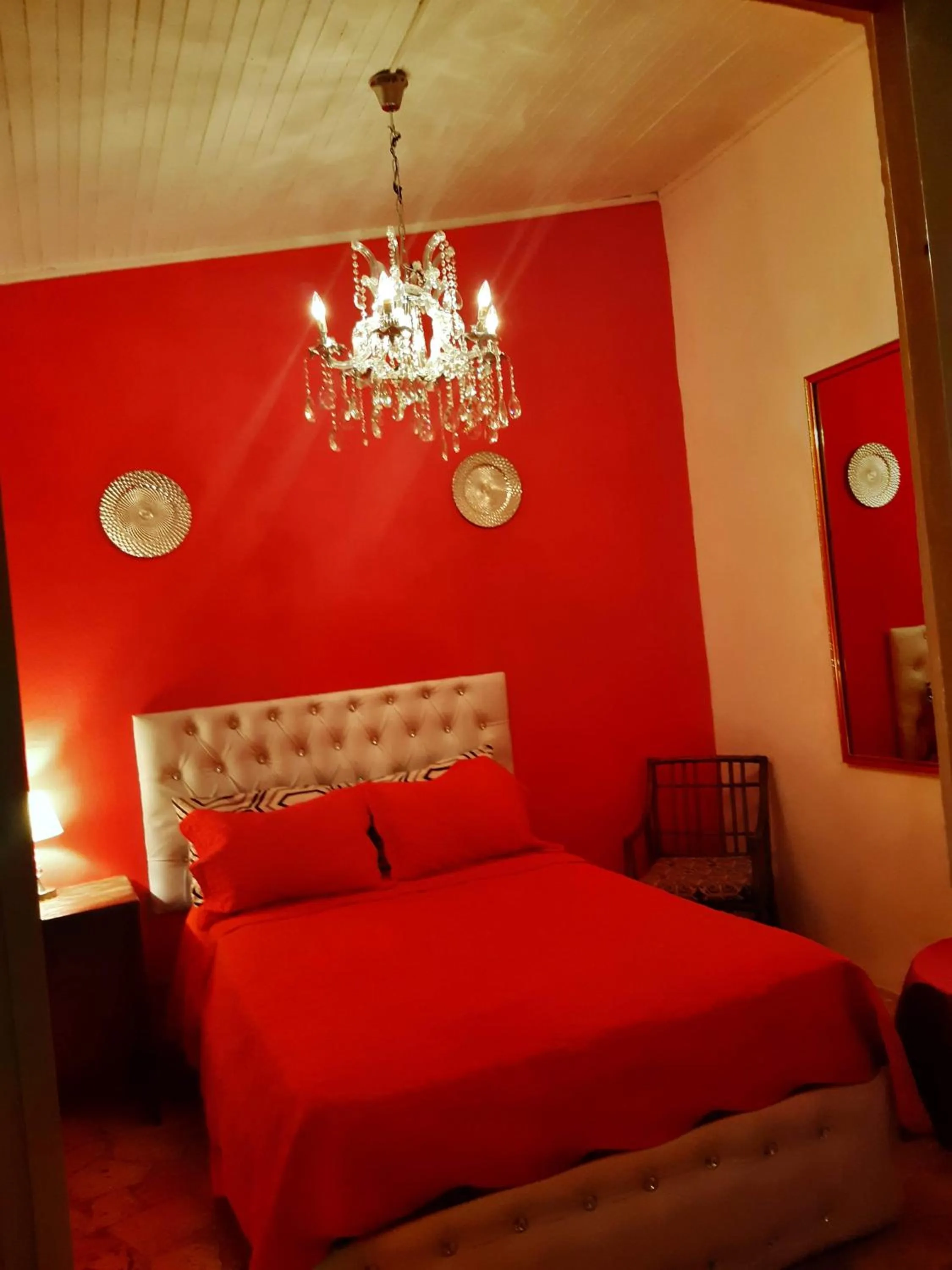 Bed in Hotel El Tronco Inc