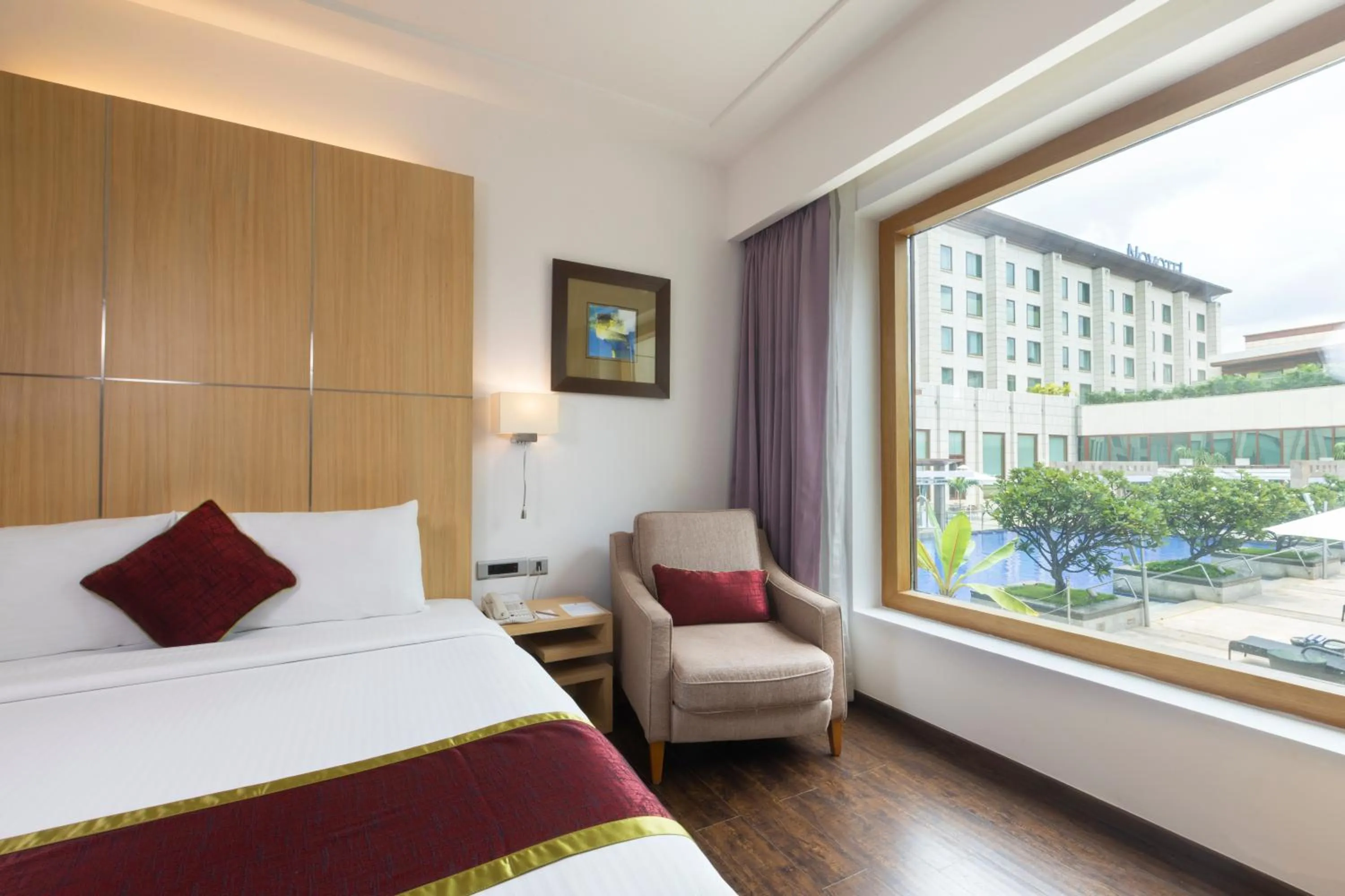 Bedroom, Bed in Novotel Hyderabad Airport