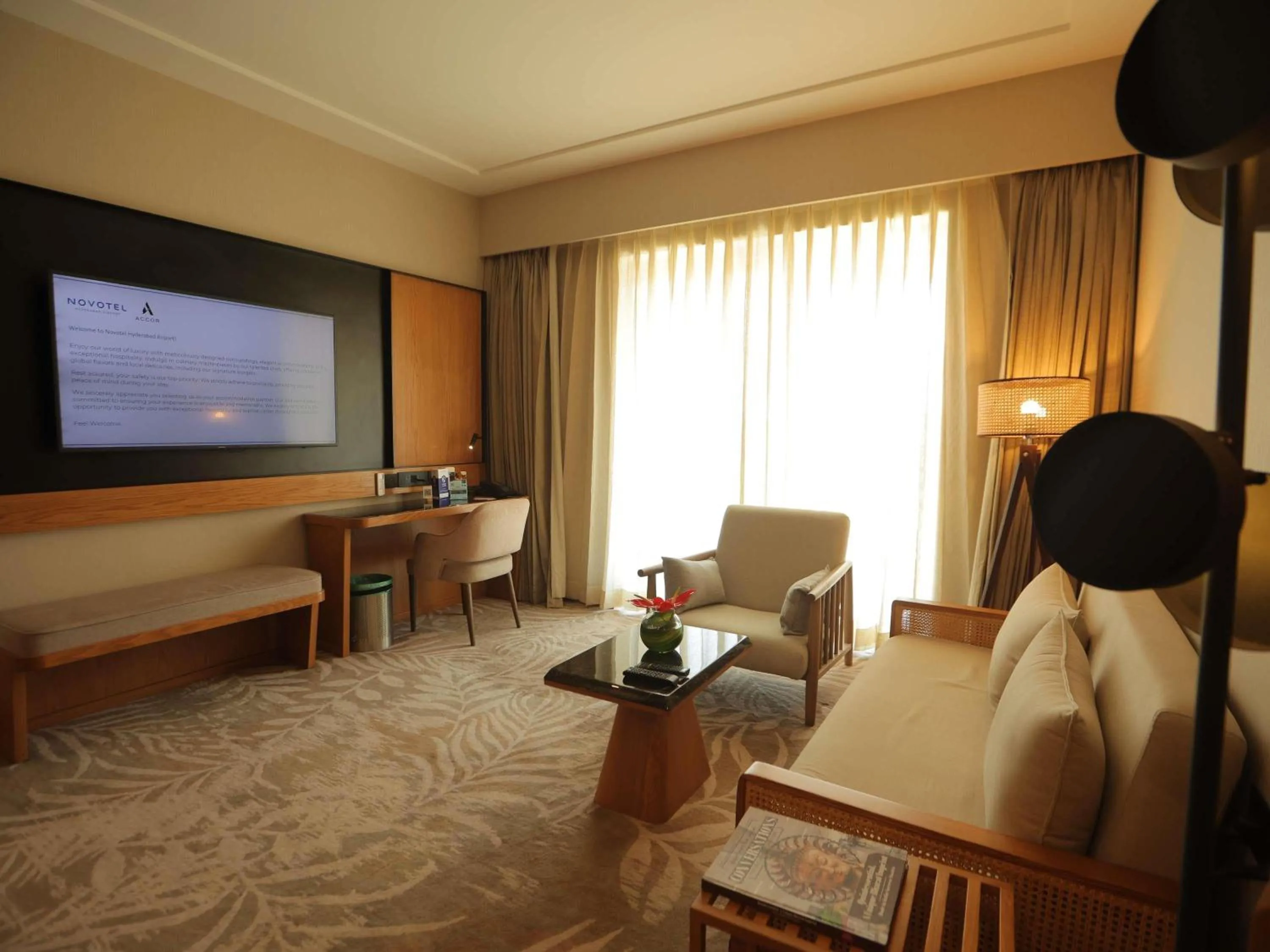 Bedroom in Novotel Hyderabad Airport