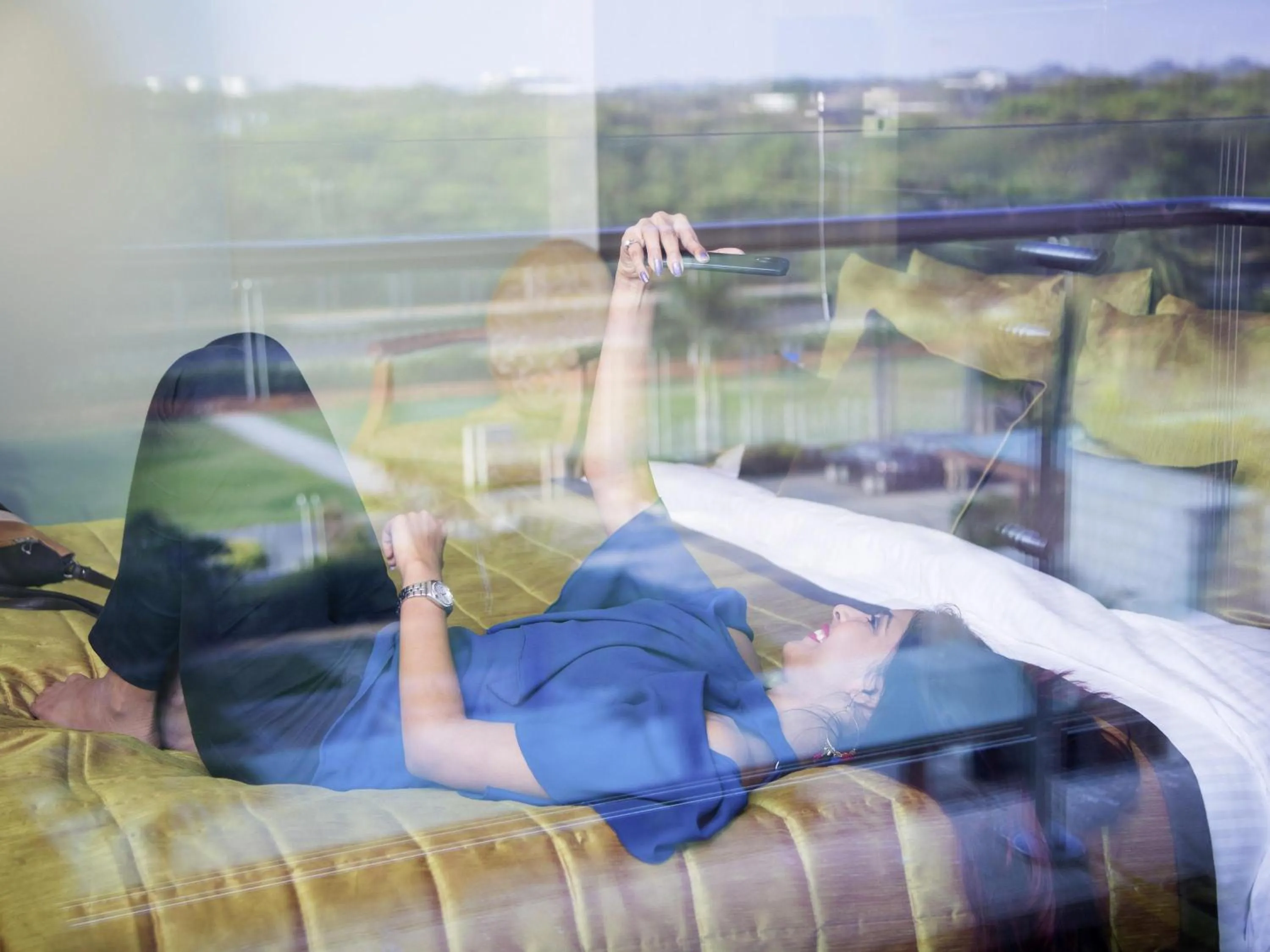 Bedroom in Novotel Hyderabad Airport