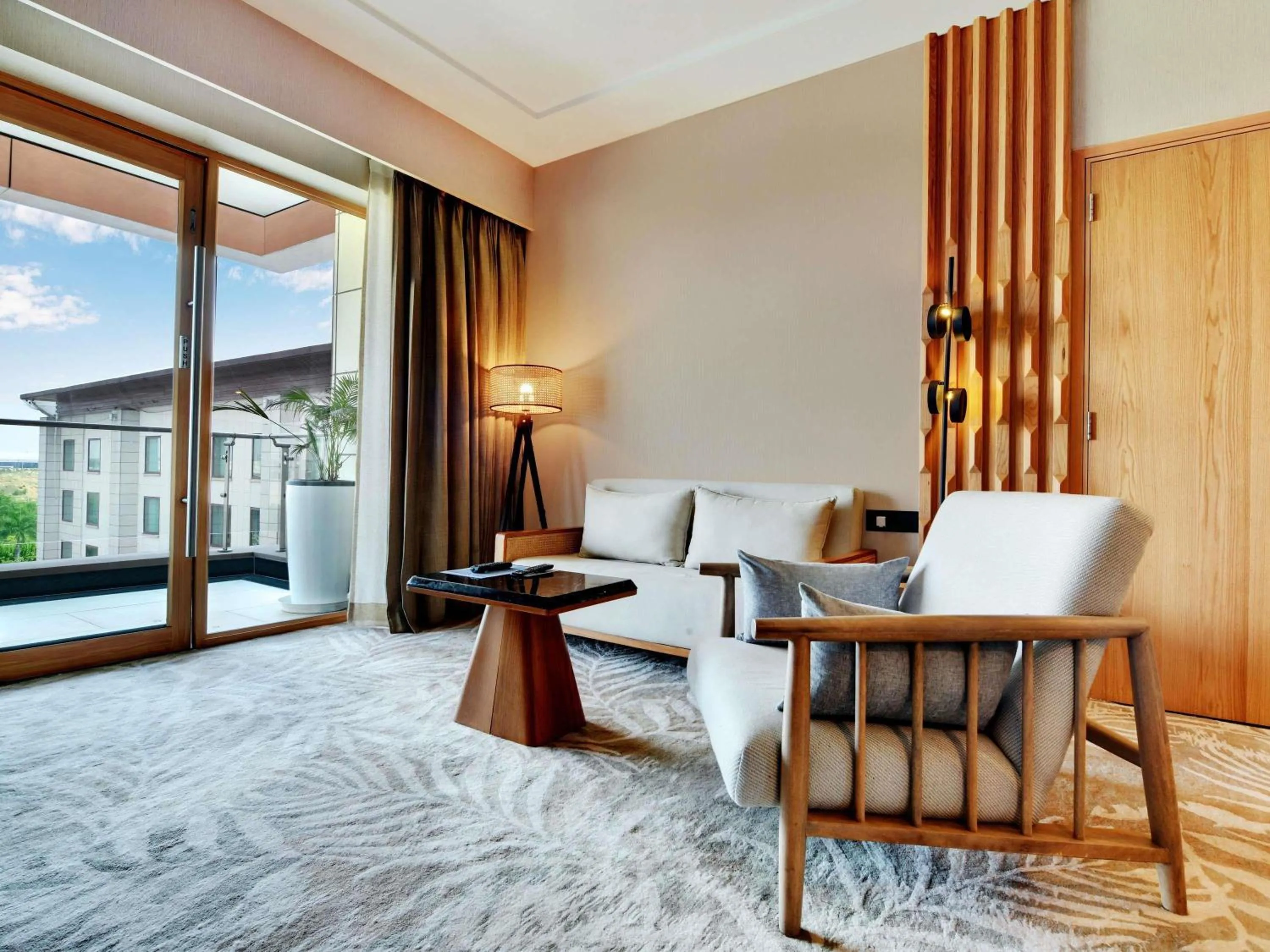 Bedroom in Novotel Hyderabad Airport