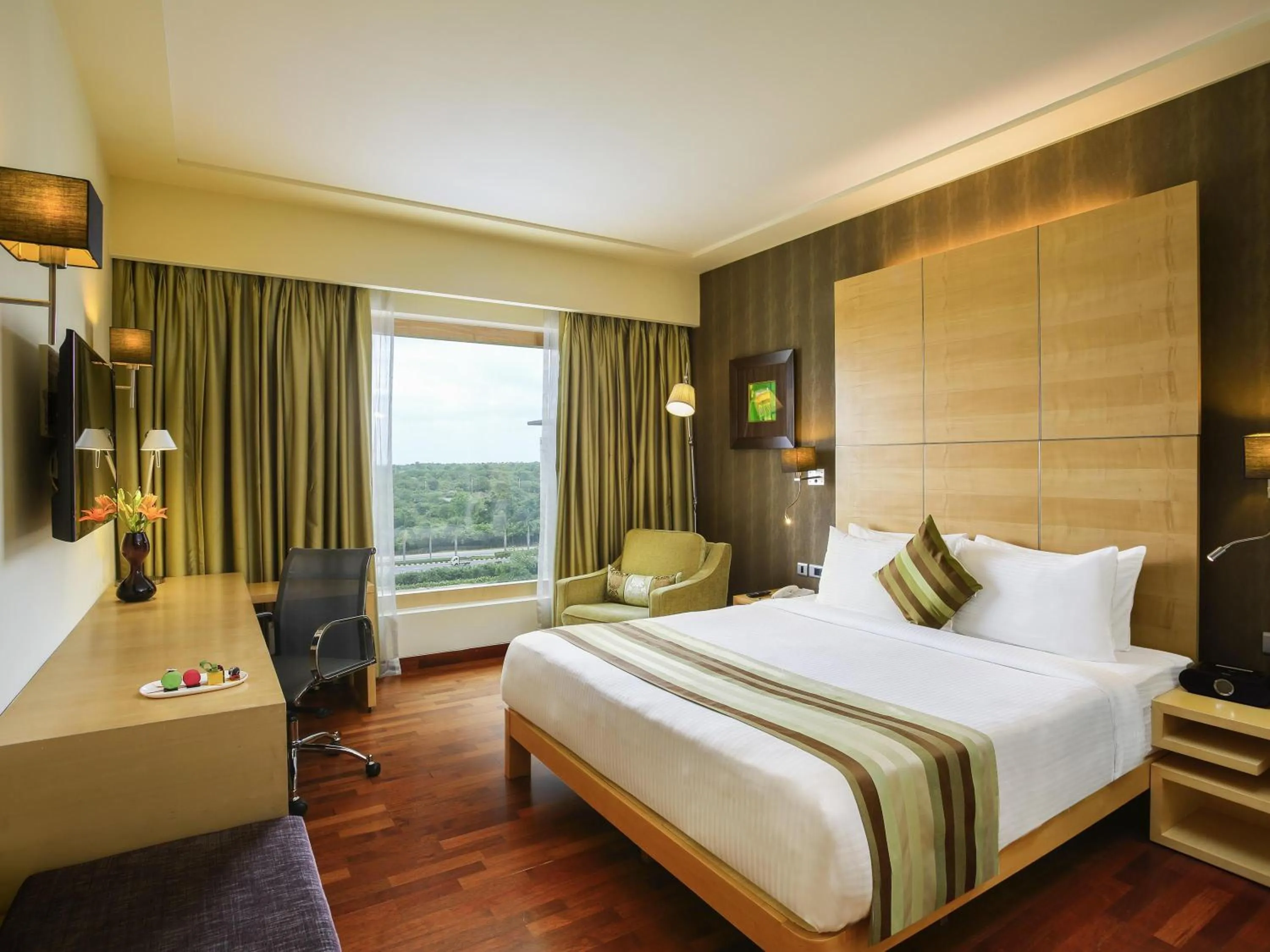 Bedroom, Bed in Novotel Hyderabad Airport