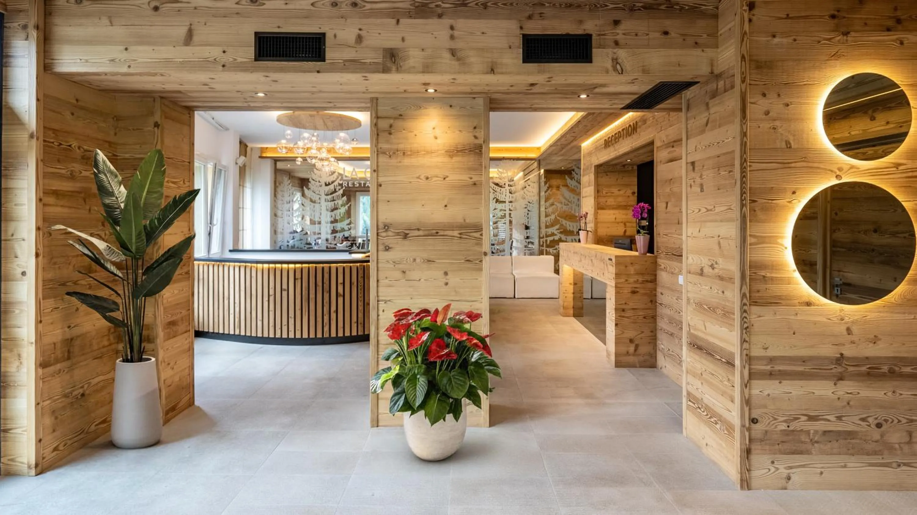 Lobby or reception in TH Cadore - Hotel Antelao