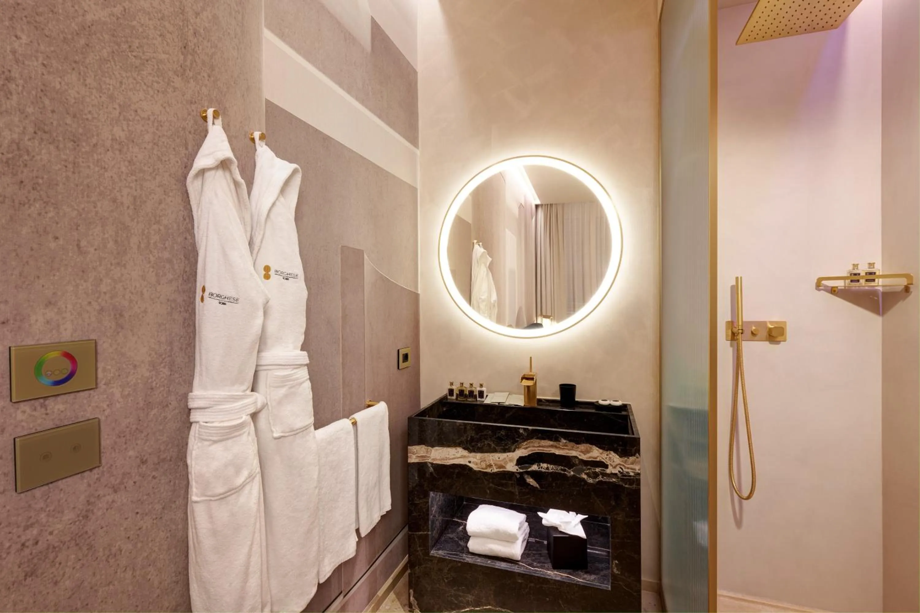 Bathroom in Borghese Contemporary Hotel