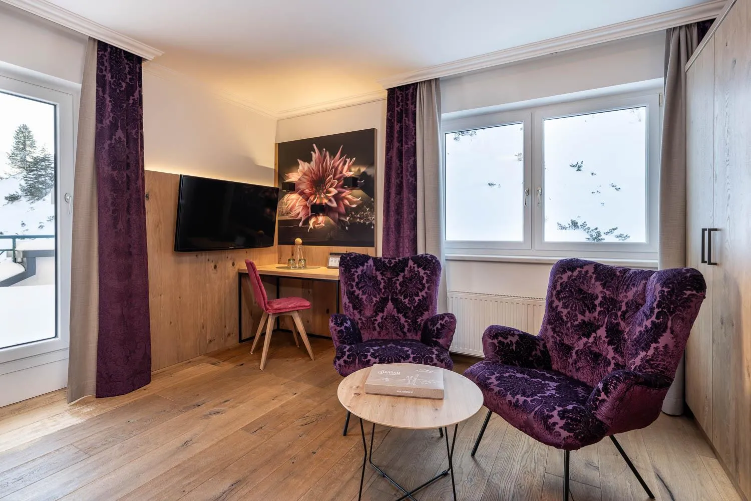 Communal lounge/ TV room in Hotel Zehnerkar & Hotel Obertauern