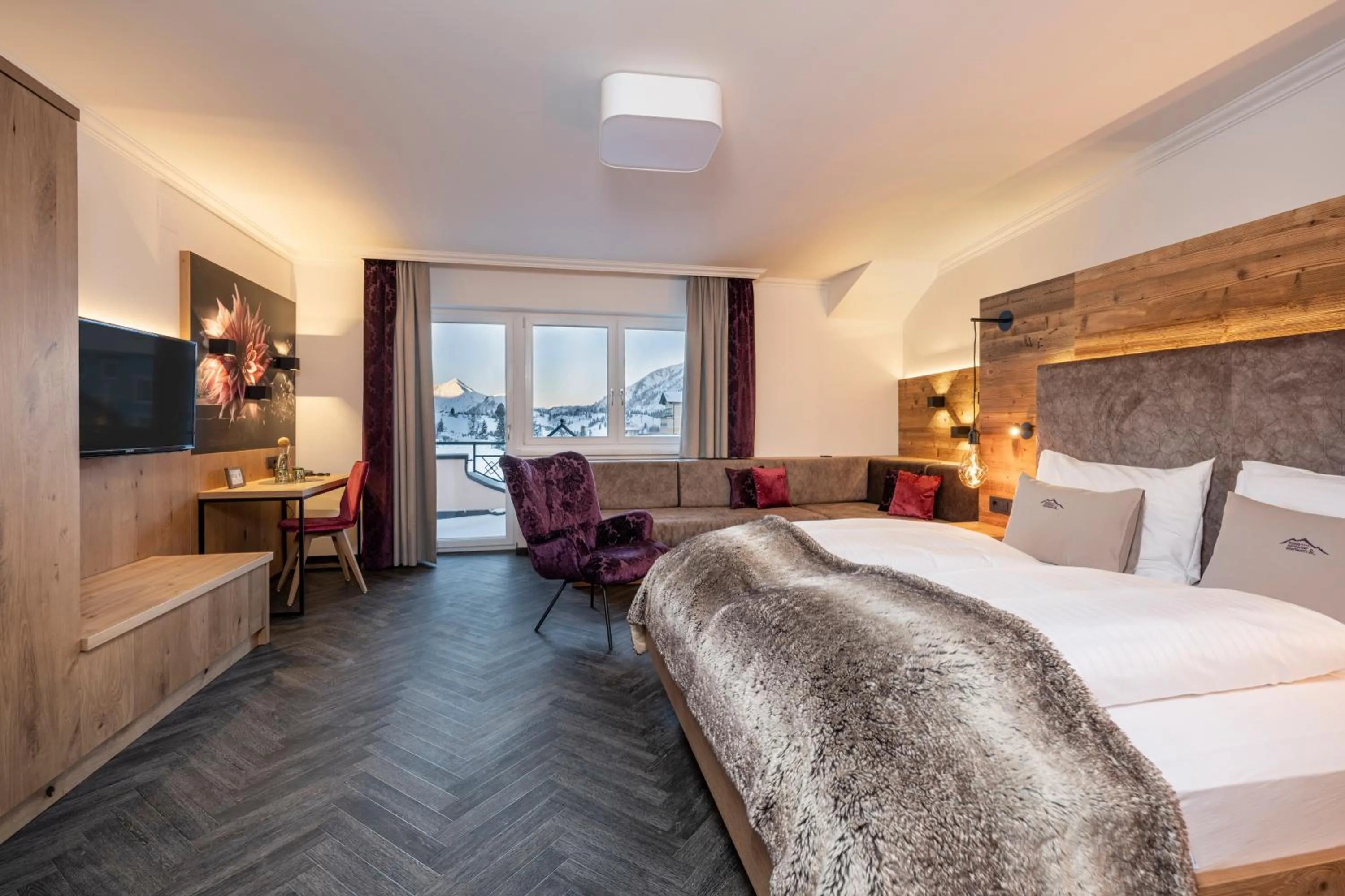 Bed in Hotel Zehnerkar & Hotel Obertauern