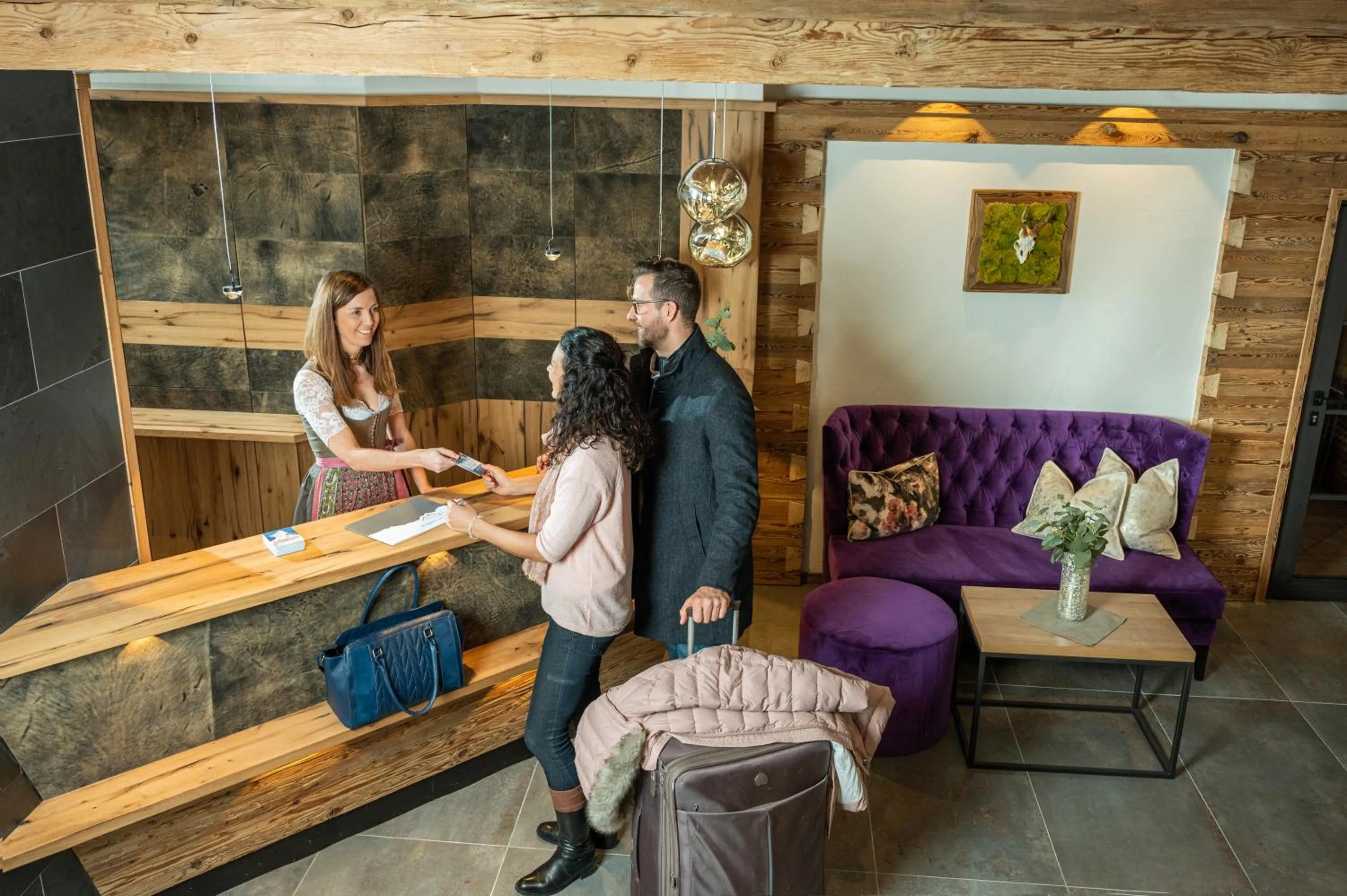 Lobby or reception in Hotel Zehnerkar & Hotel Obertauern