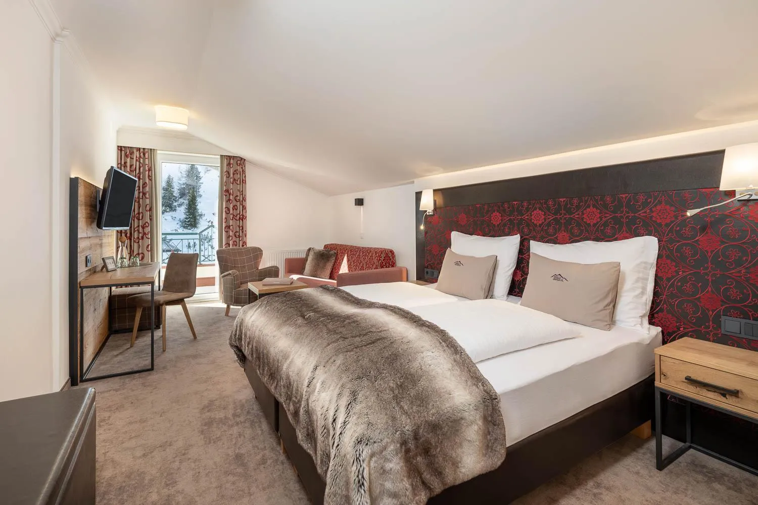 Bed in Hotel Zehnerkar & Hotel Obertauern