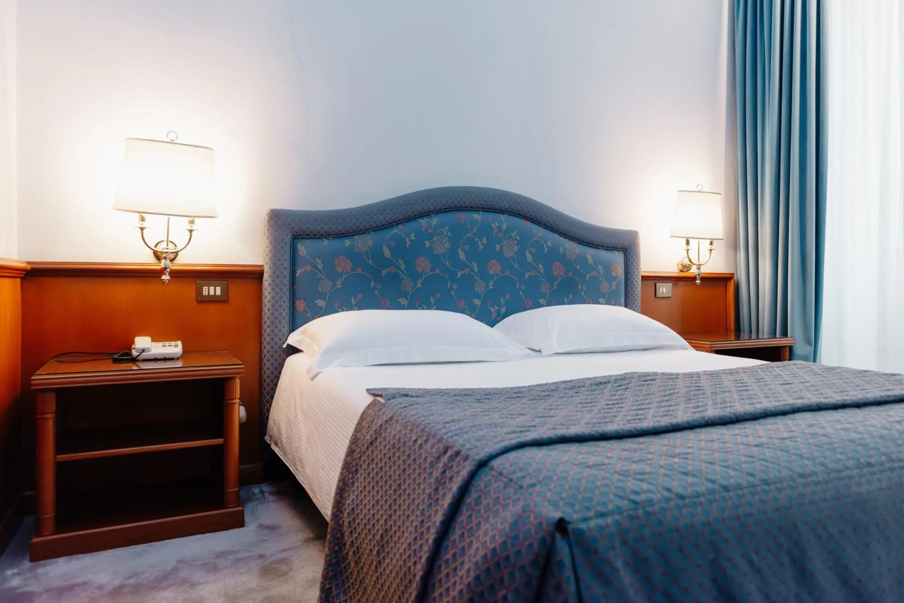 Bed in Hotel Due Palme