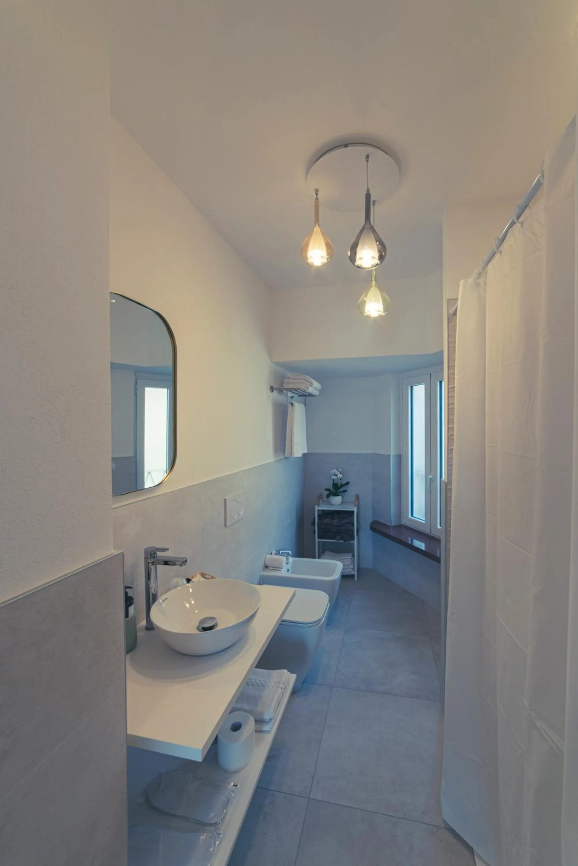 Bathroom in Hotel Due Palme