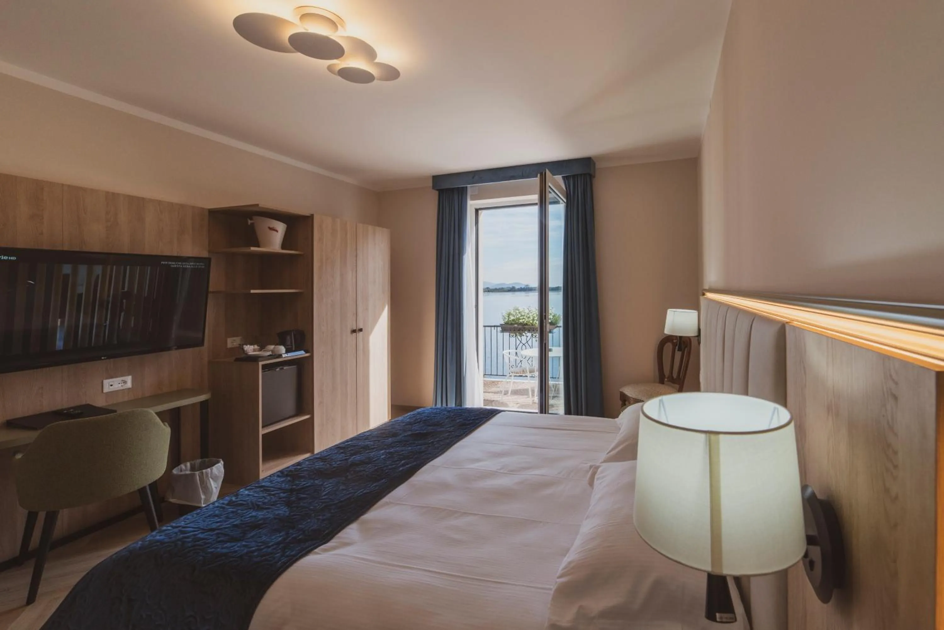 Bed in Hotel Due Palme