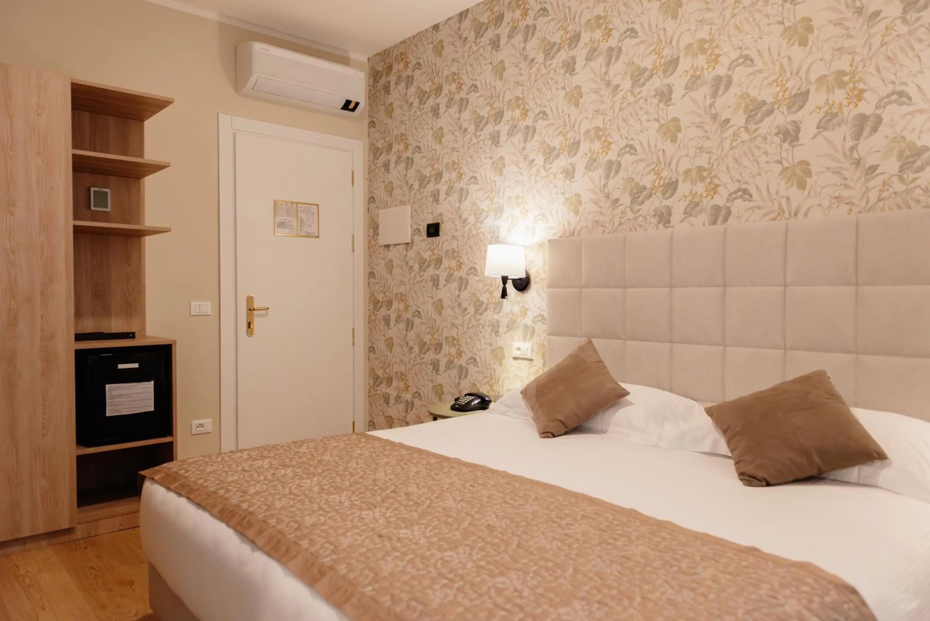 Bed in Hotel Due Palme