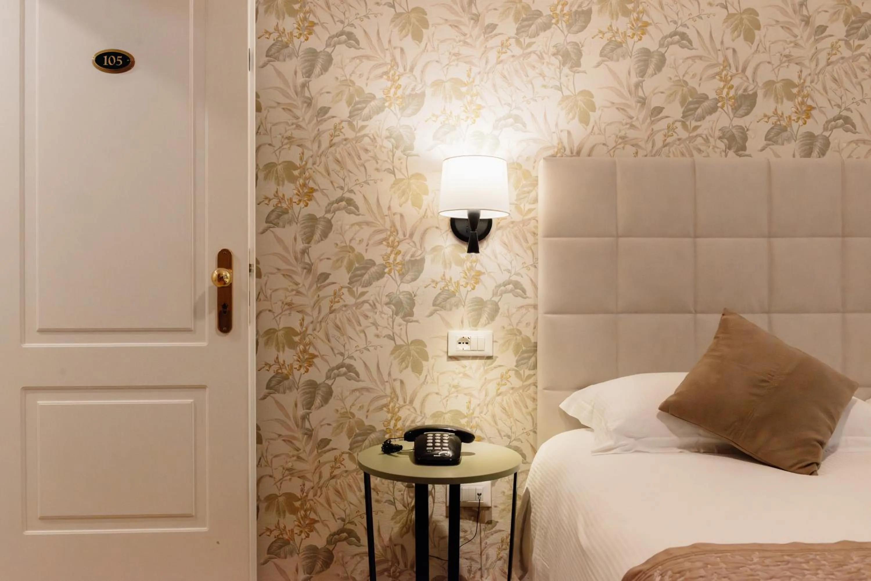 Bed in Hotel Due Palme