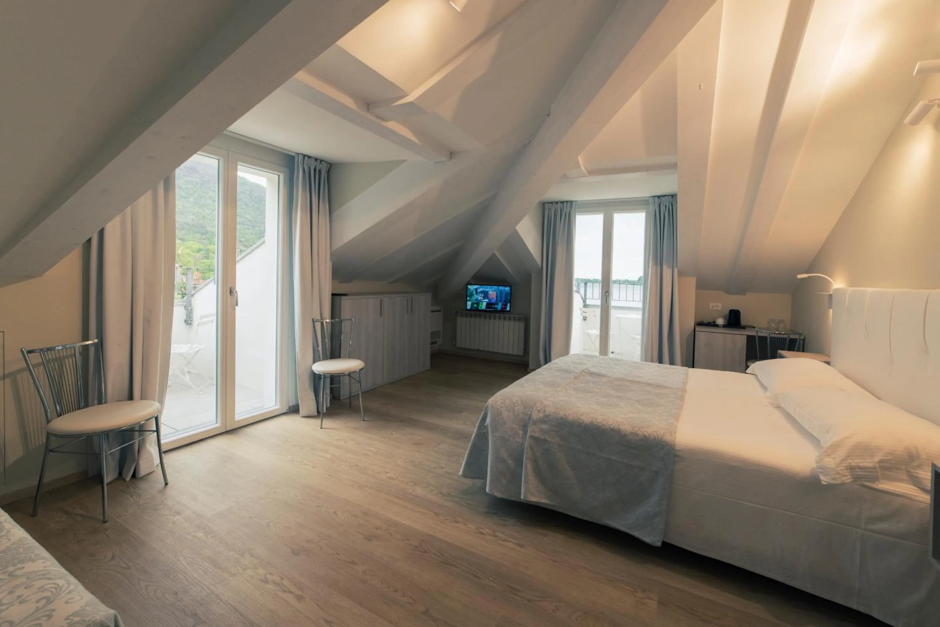 Bed in Hotel Due Palme