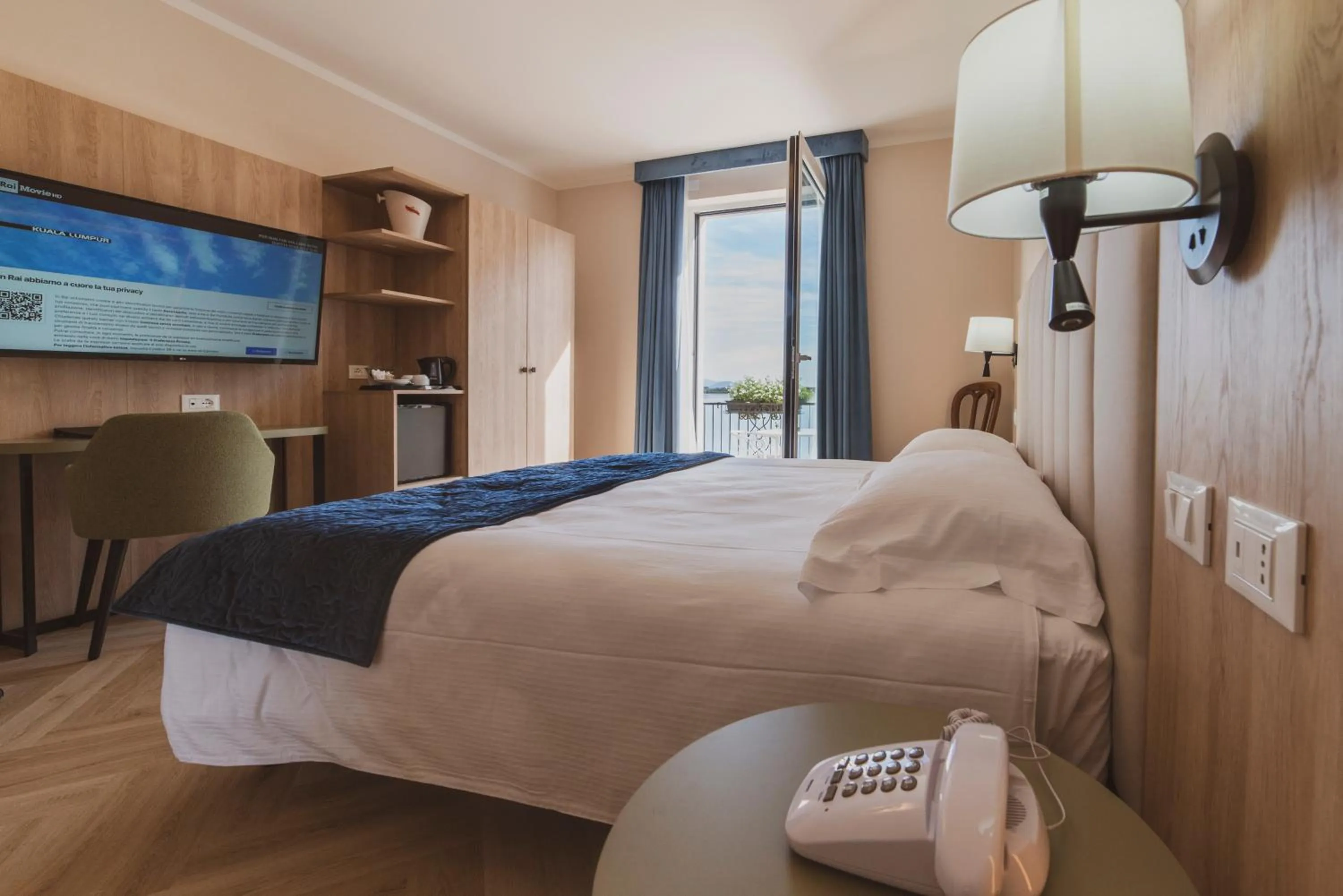 Bed in Hotel Due Palme