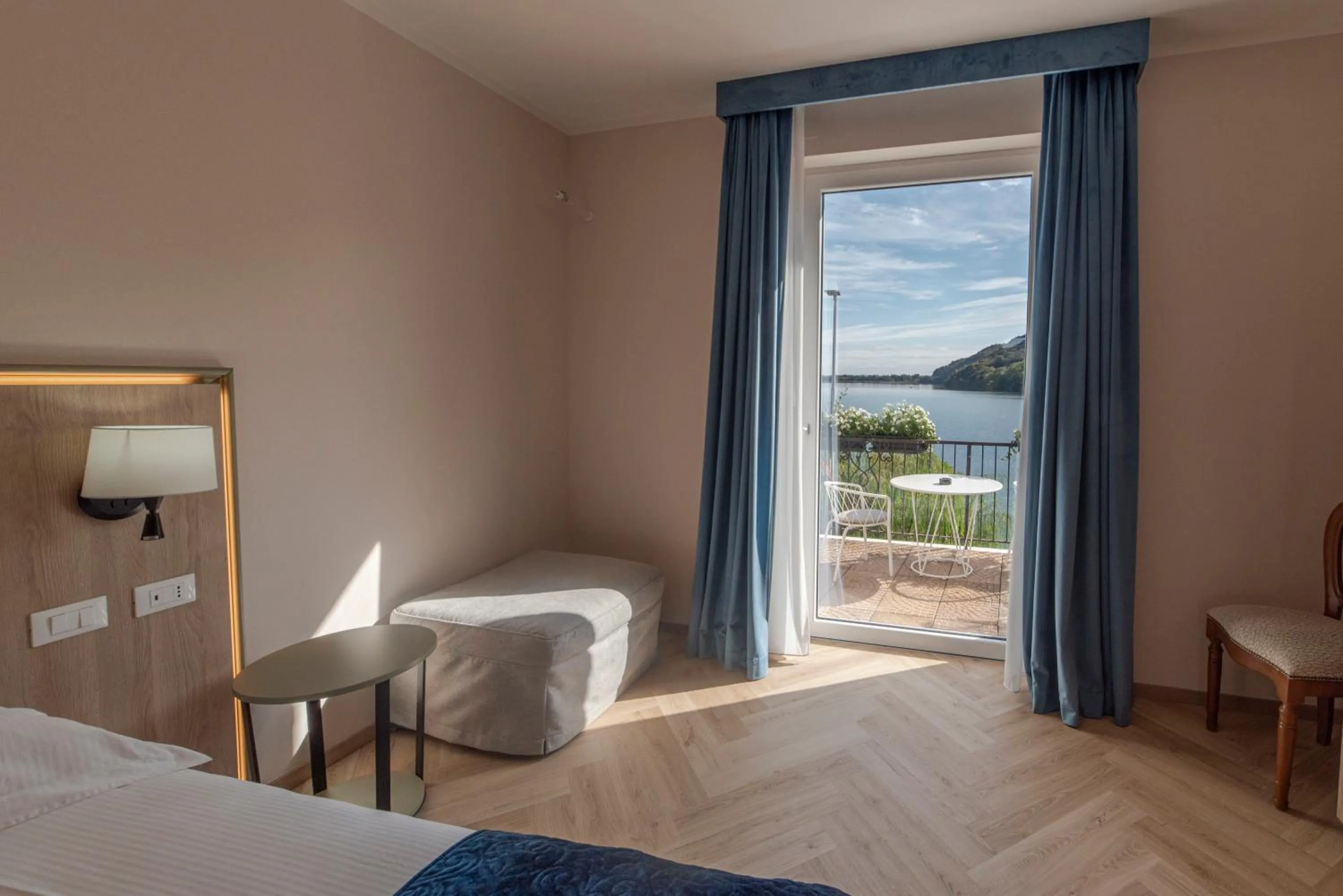 Bed in Hotel Due Palme