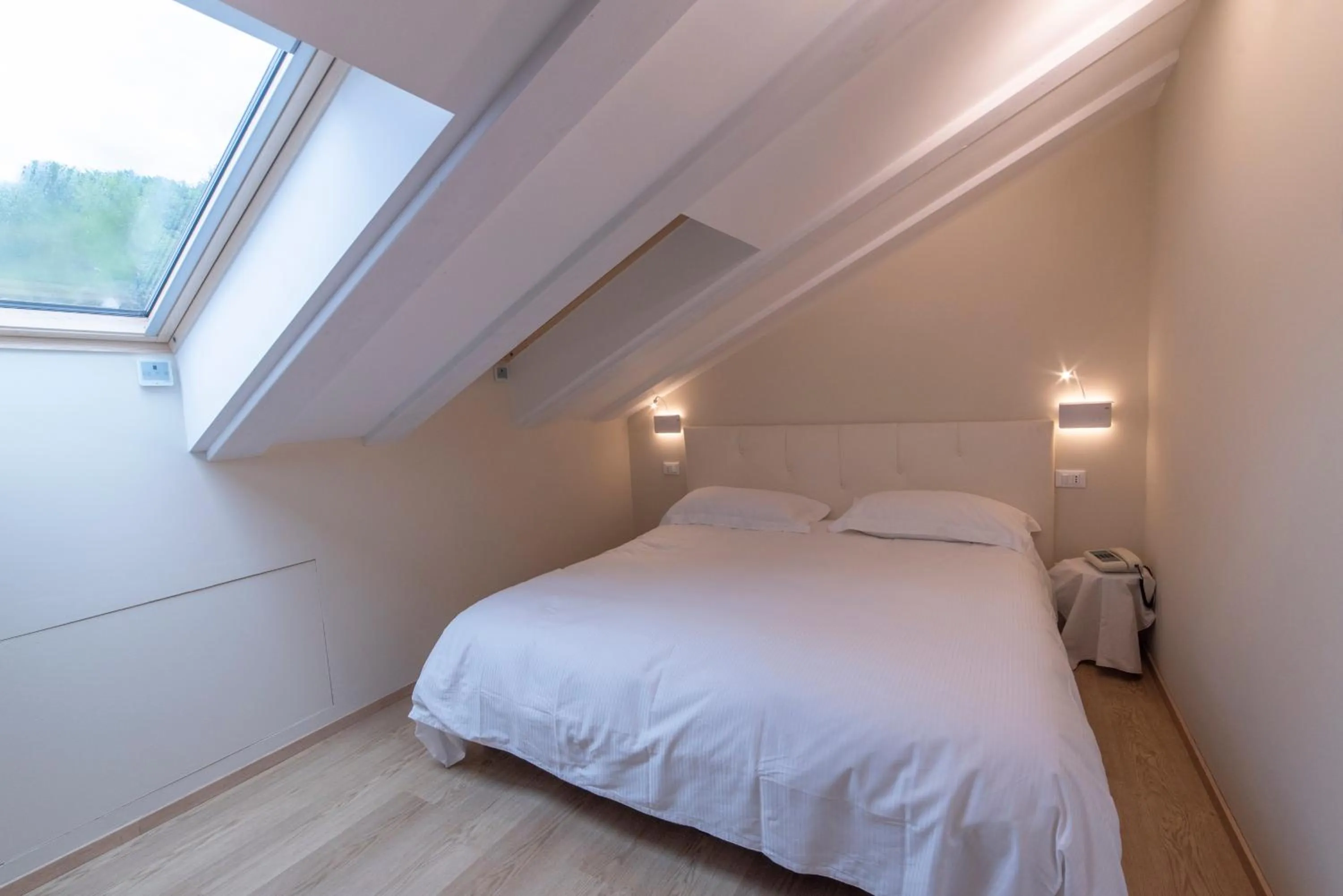 Bed in Hotel Due Palme