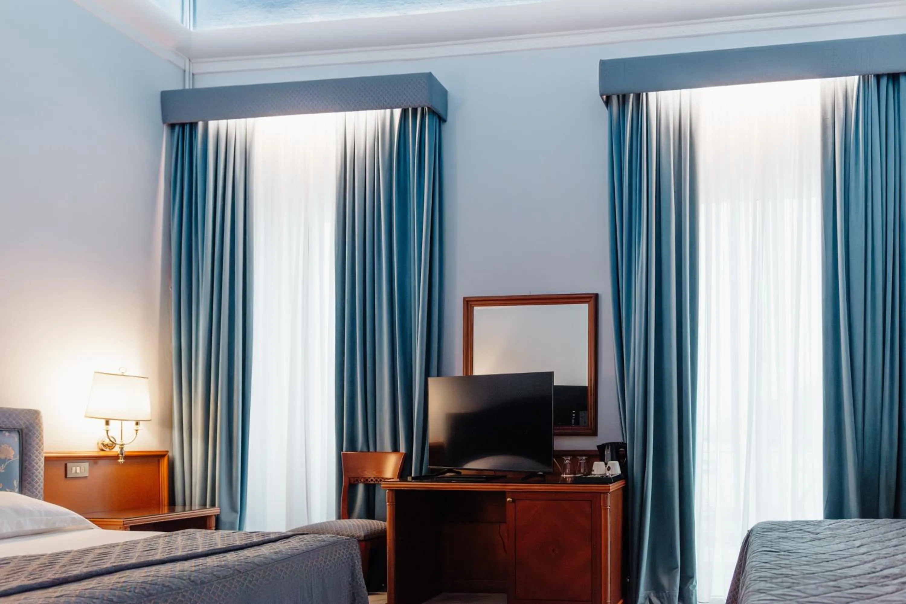 Bed in Hotel Due Palme