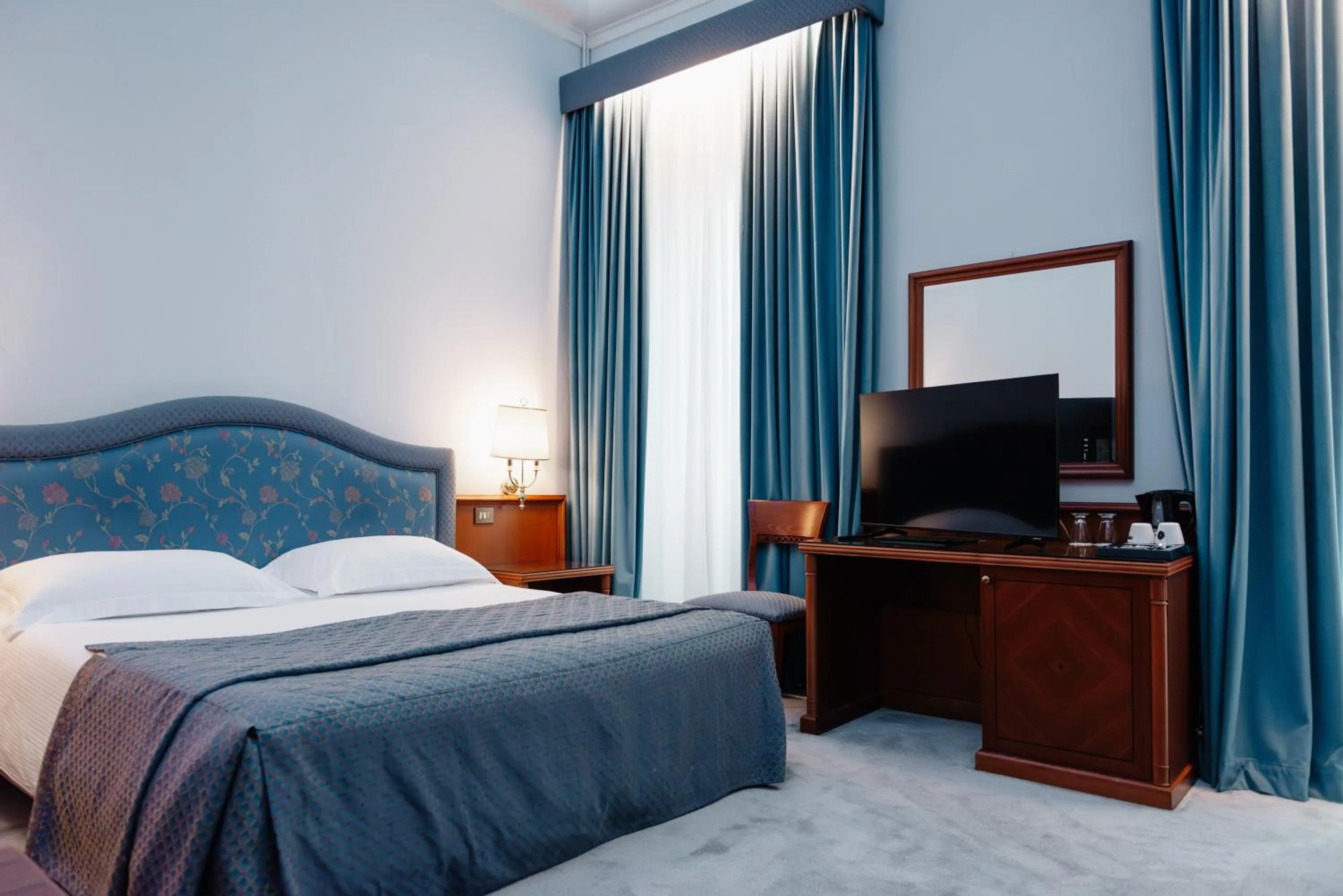 Bed in Hotel Due Palme