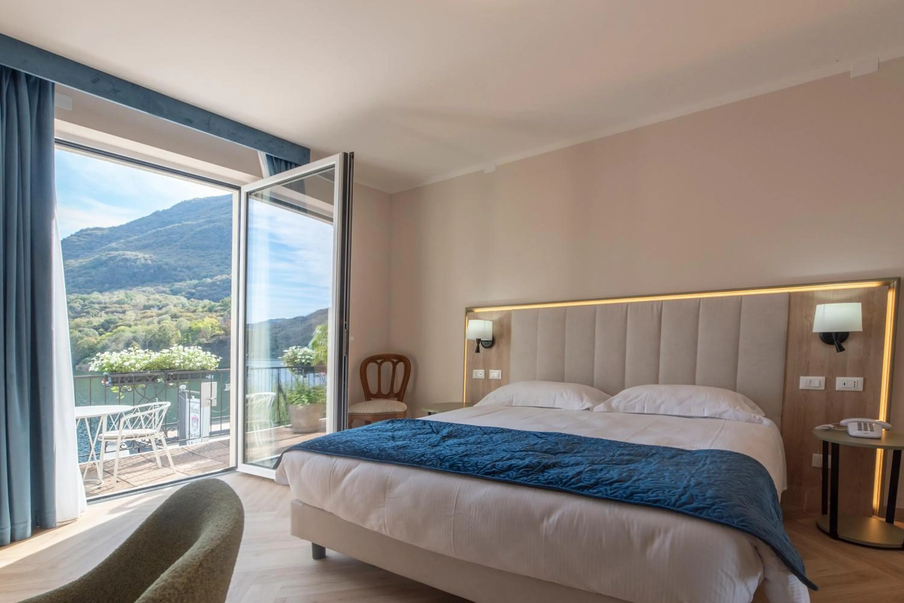 Bed in Hotel Due Palme