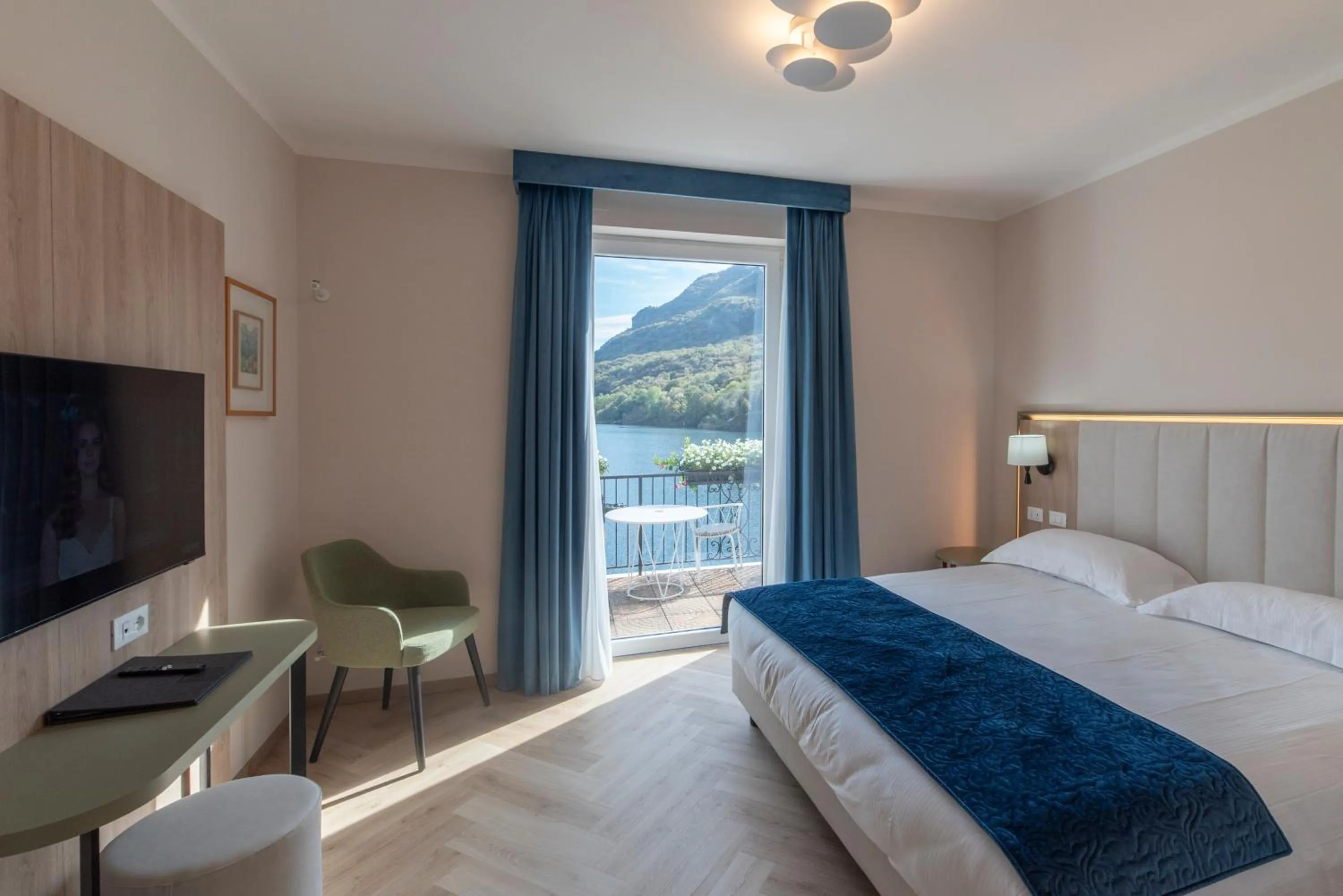 Bed in Hotel Due Palme