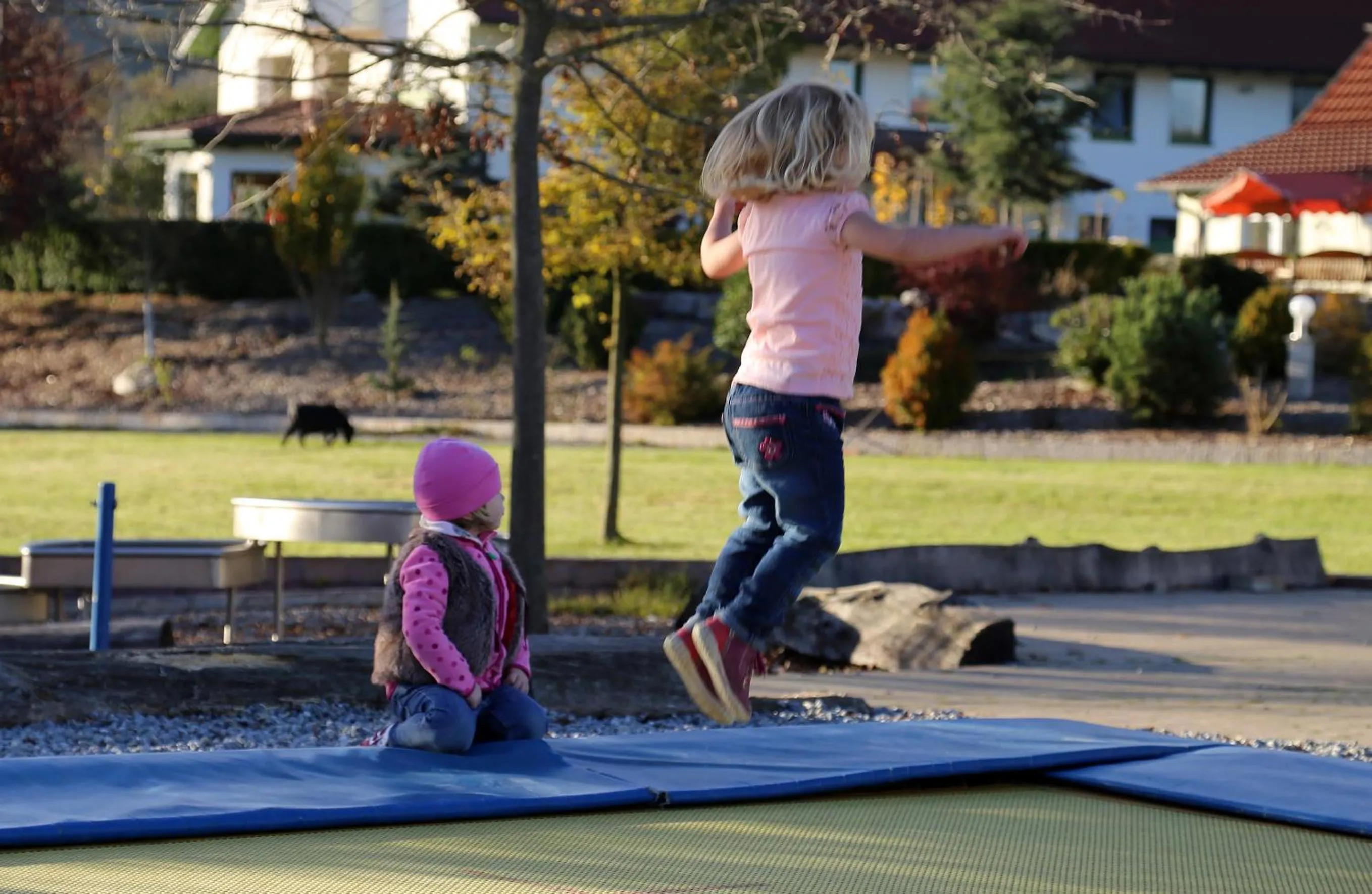 Children play ground in Hotel Hofgut Tiergarten