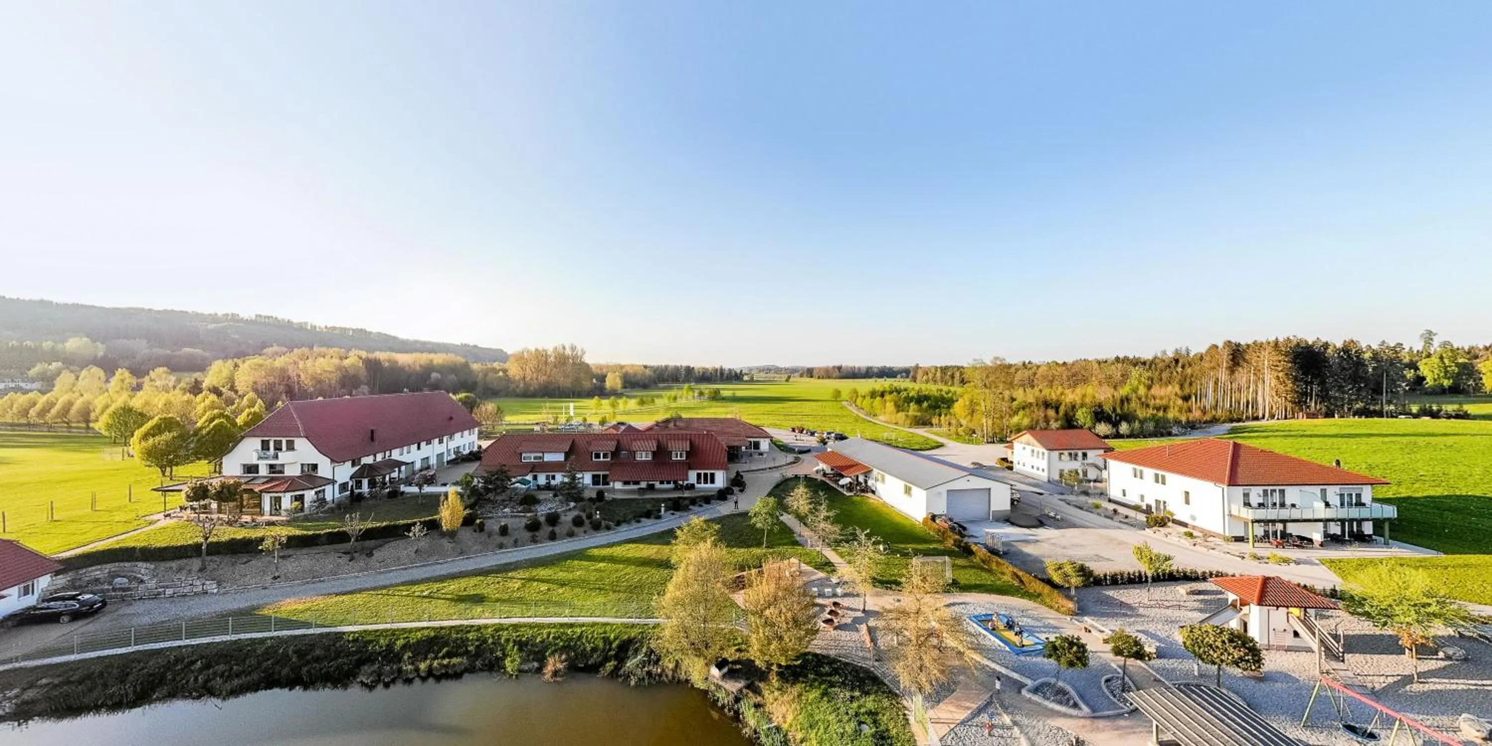 Bird's eye view in Hotel Hofgut Tiergarten