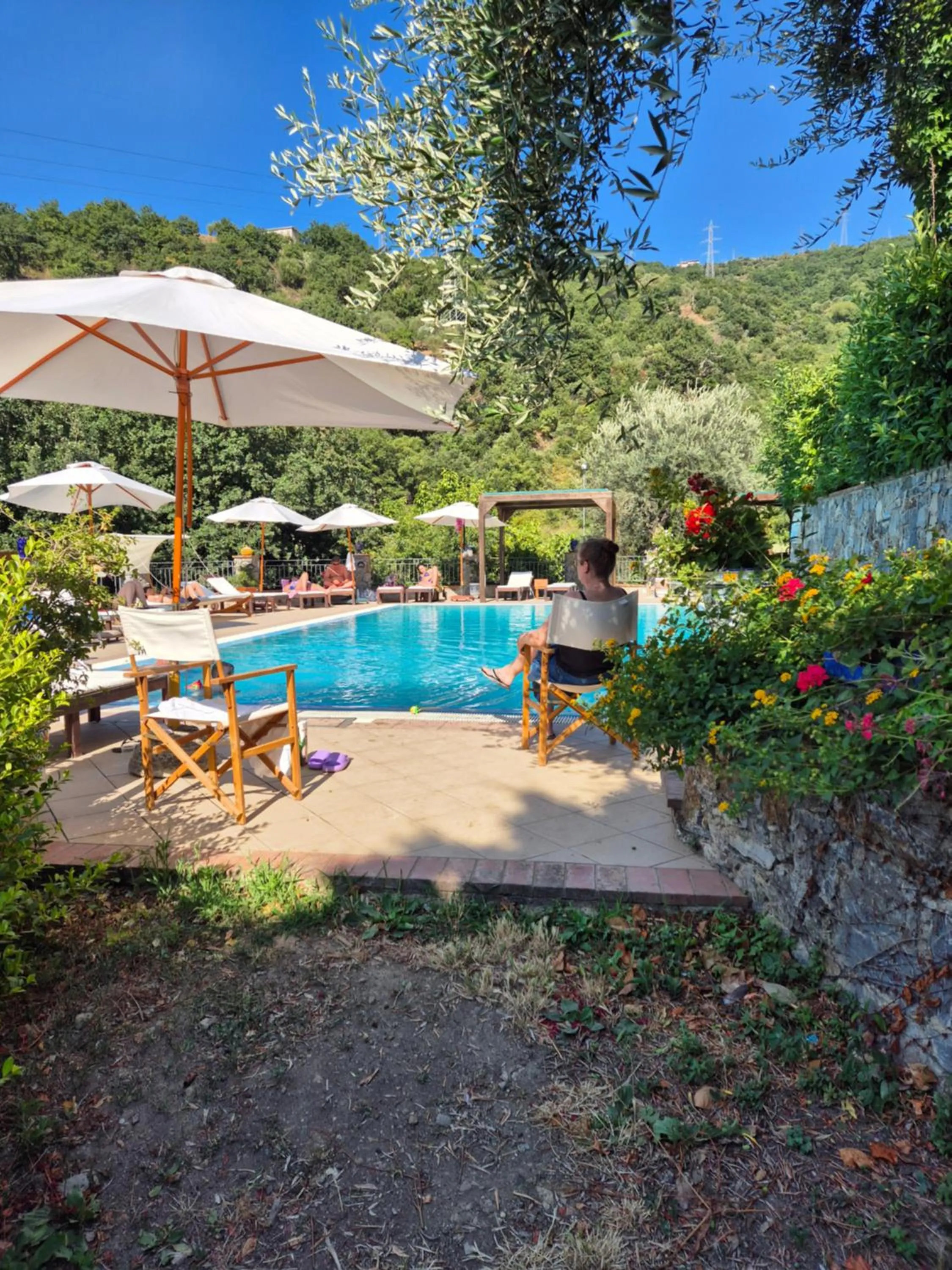 Pool view in Borgo San Francesco