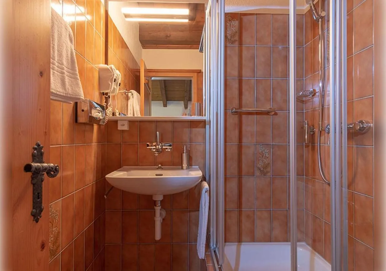 Bathroom in Madrisa Lodge