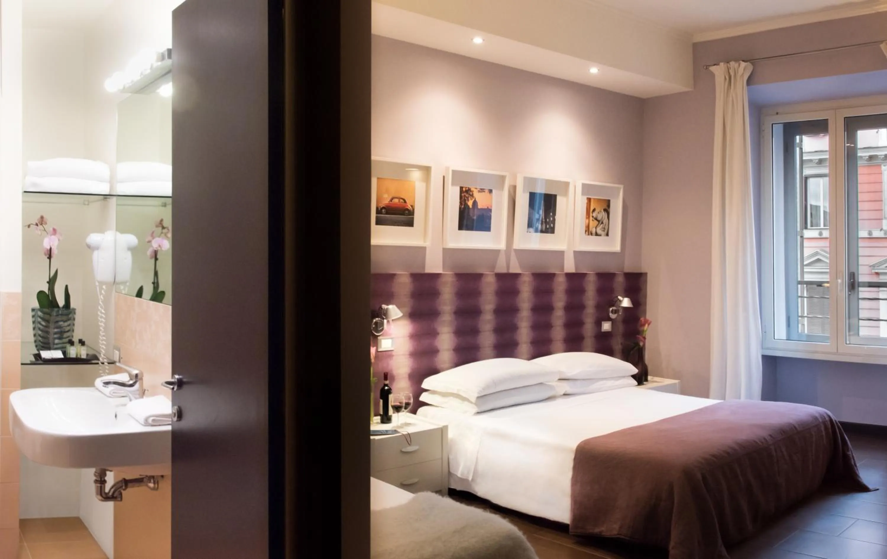 Bedroom, Bed in La Cupola del Vaticano