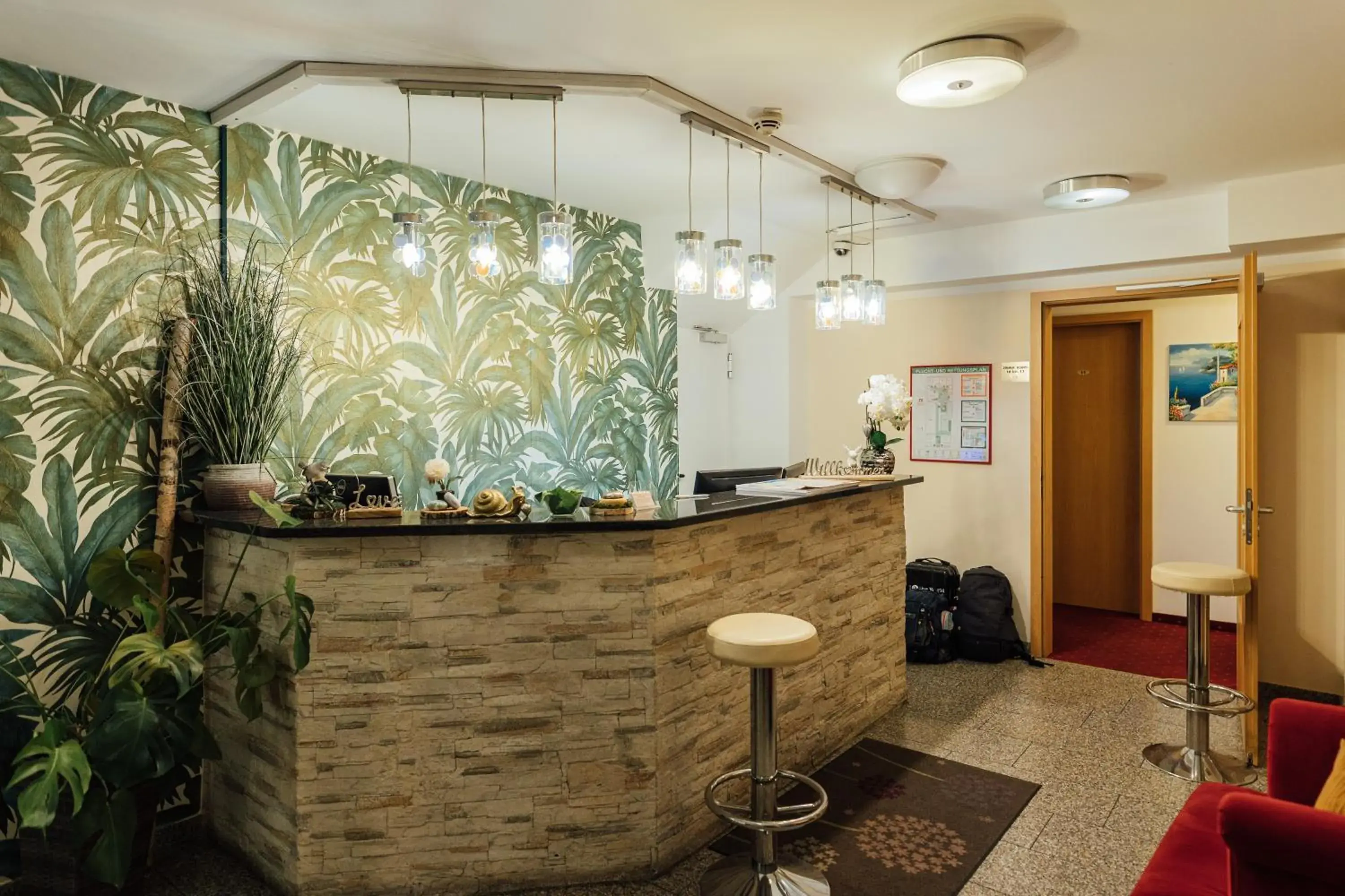 Lobby or reception in Hotel Andra München Lobby or reception in Hotel Andra München