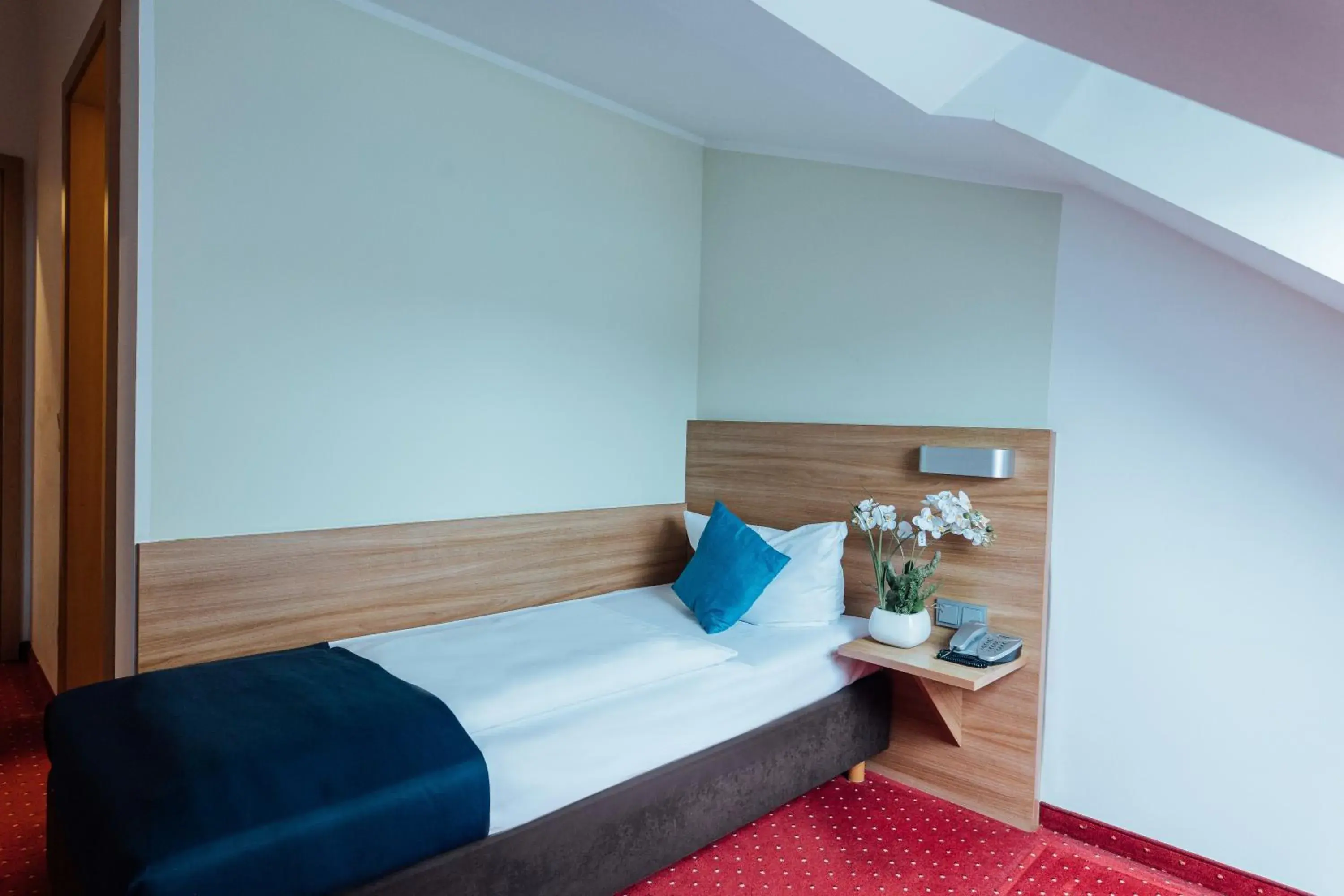 Bed in Hotel Andra München Bed in Hotel Andra München