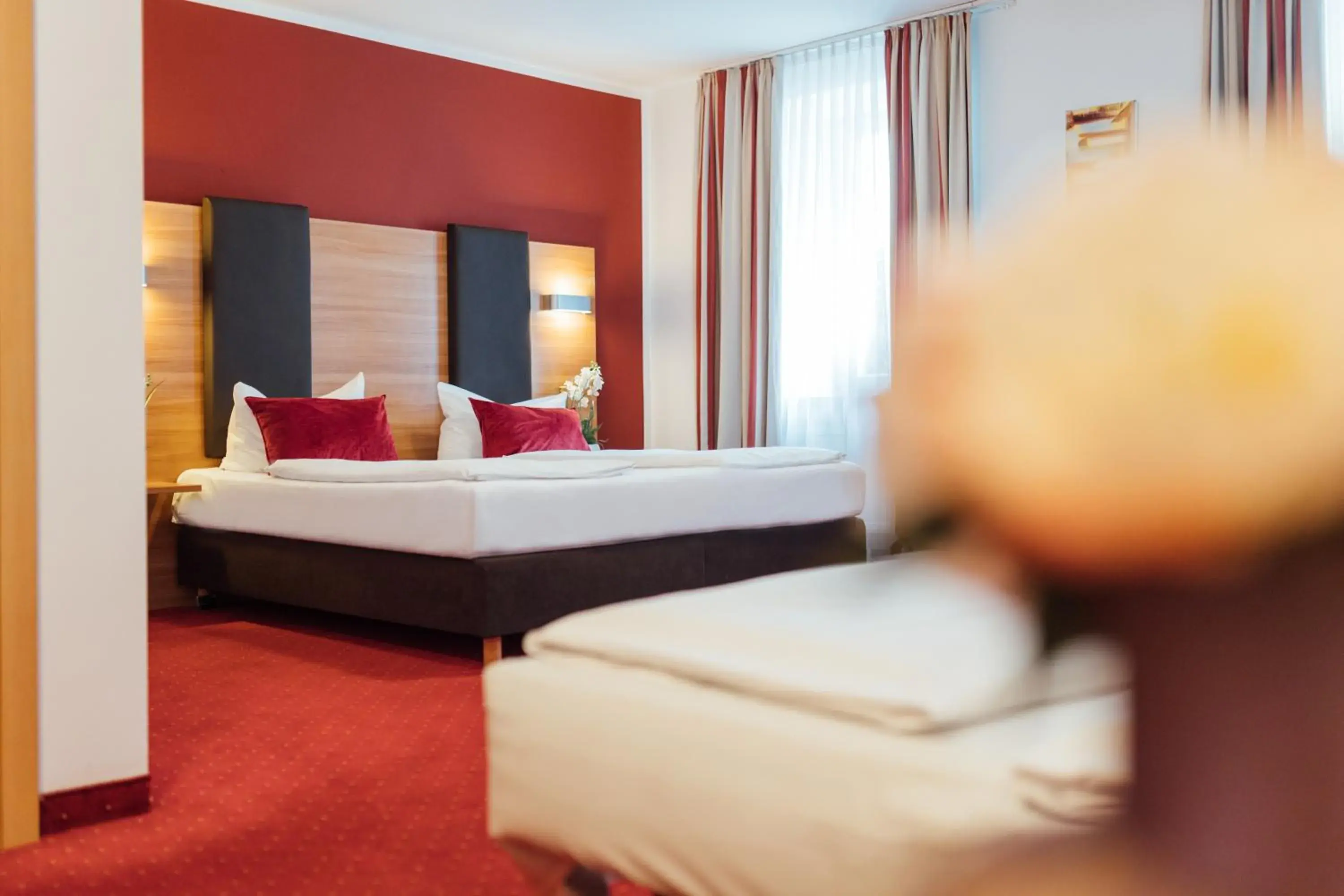 Bed in Hotel Andra München Bed in Hotel Andra München