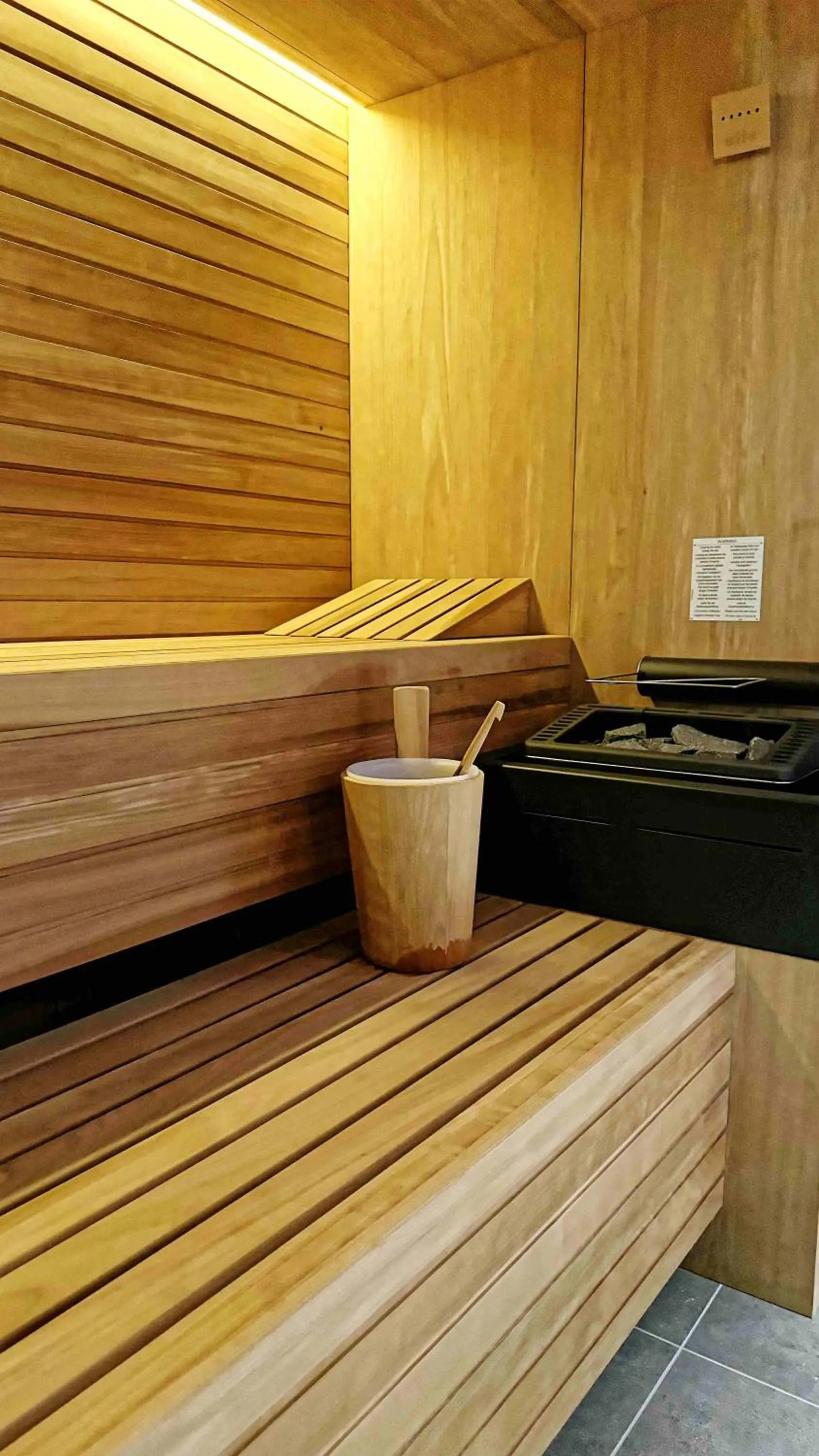 Sauna in Hotel Central, SPA & LOUNGE BAR