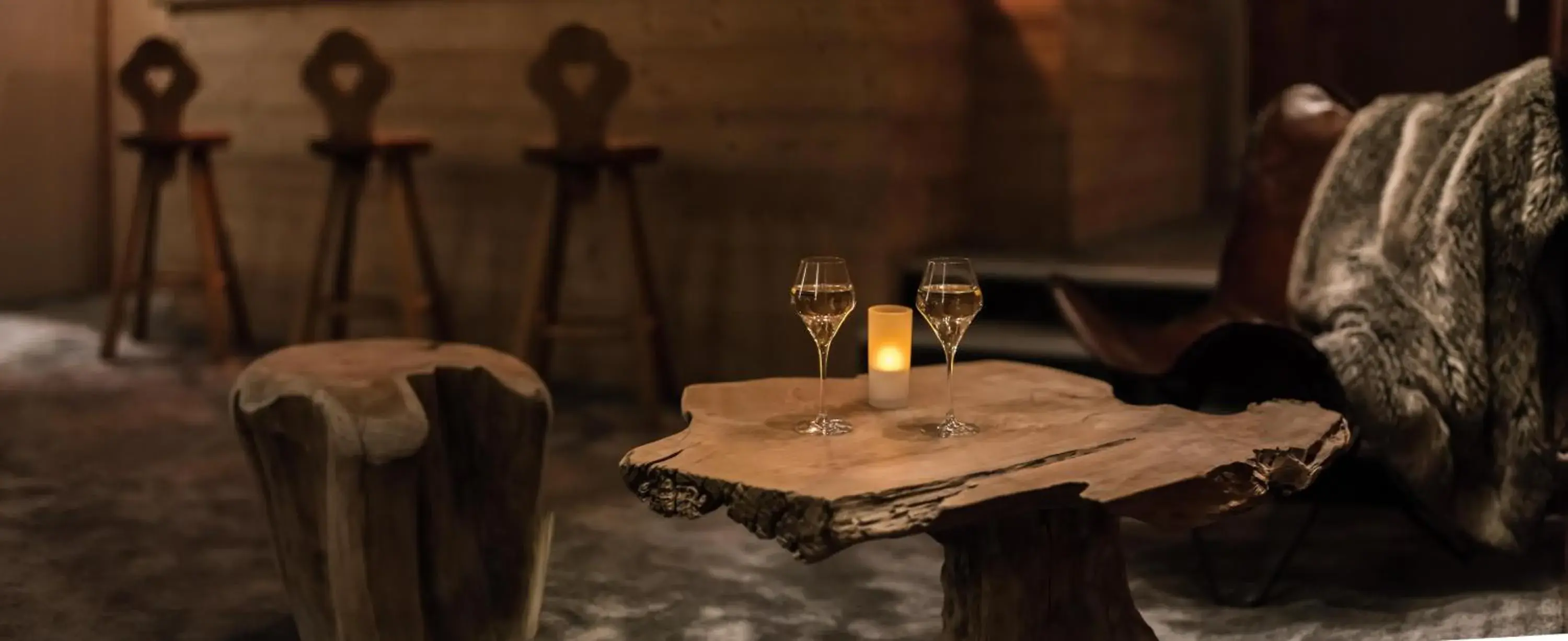 Lounge or bar in Hotel Les Flocons Lounge or bar in Hotel Les Flocons