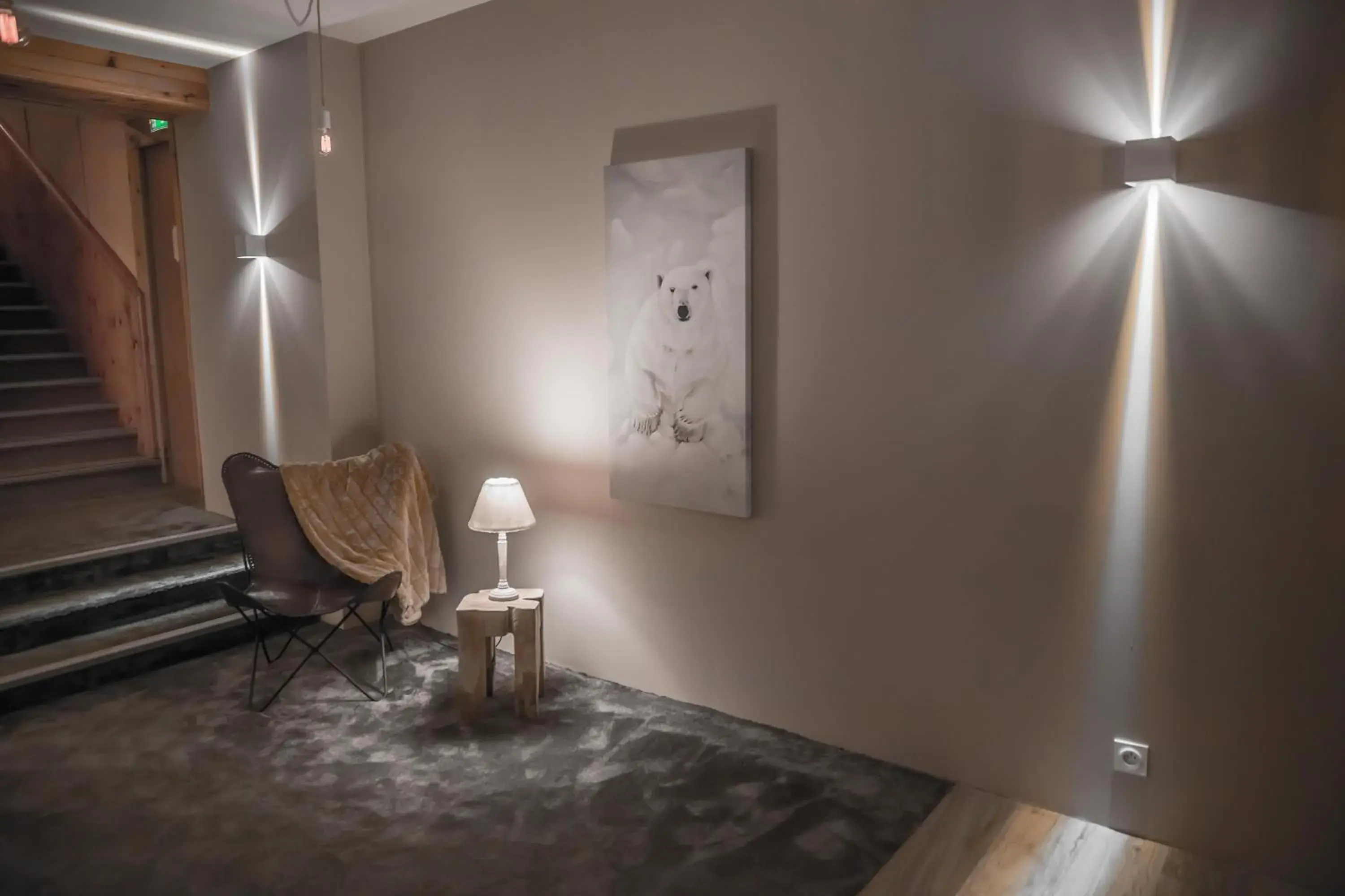 Lobby or reception in Hotel Les Flocons Lobby or reception in Hotel Les Flocons