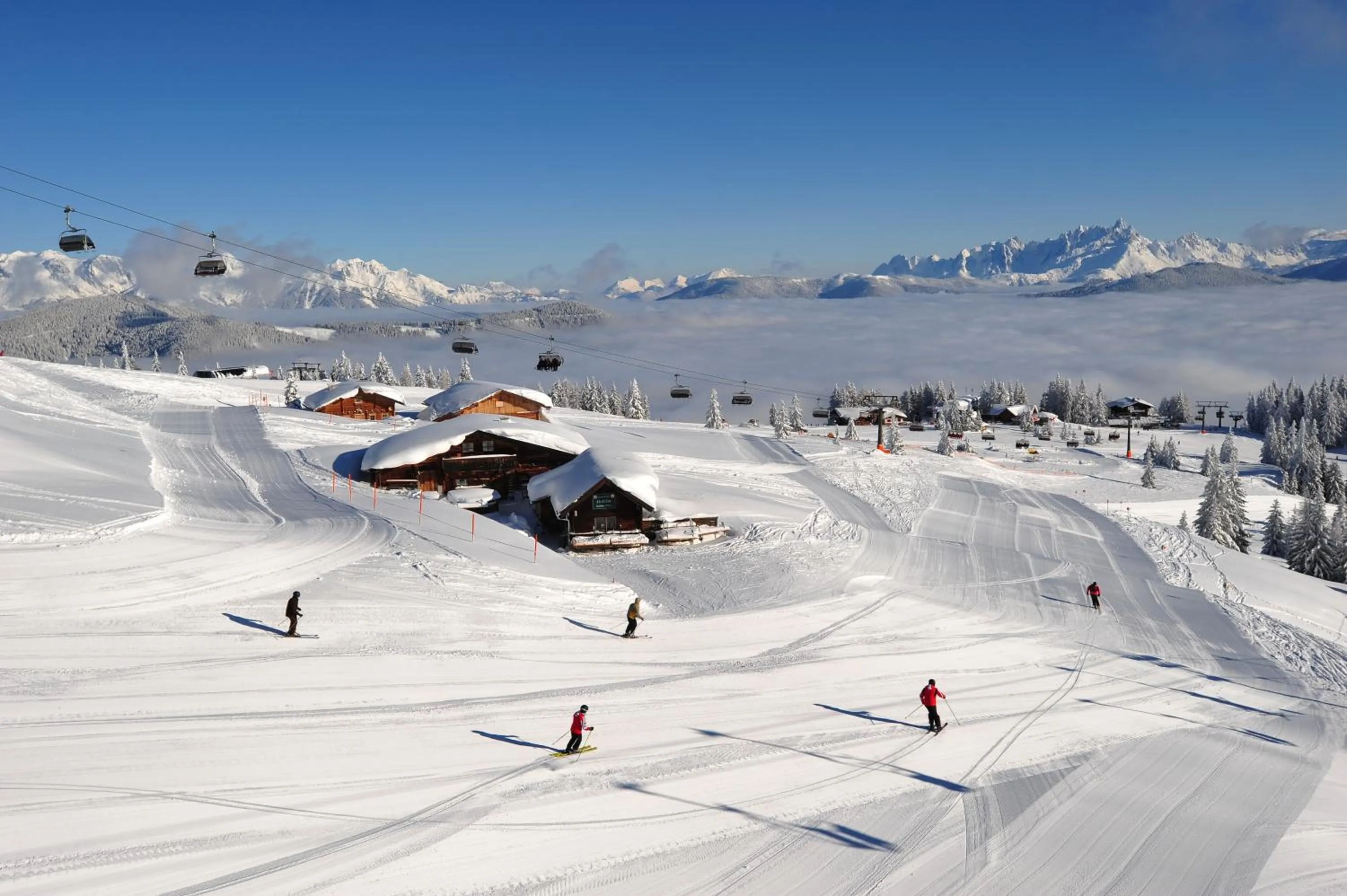 Skiing in Sonnberg Ferienanlage