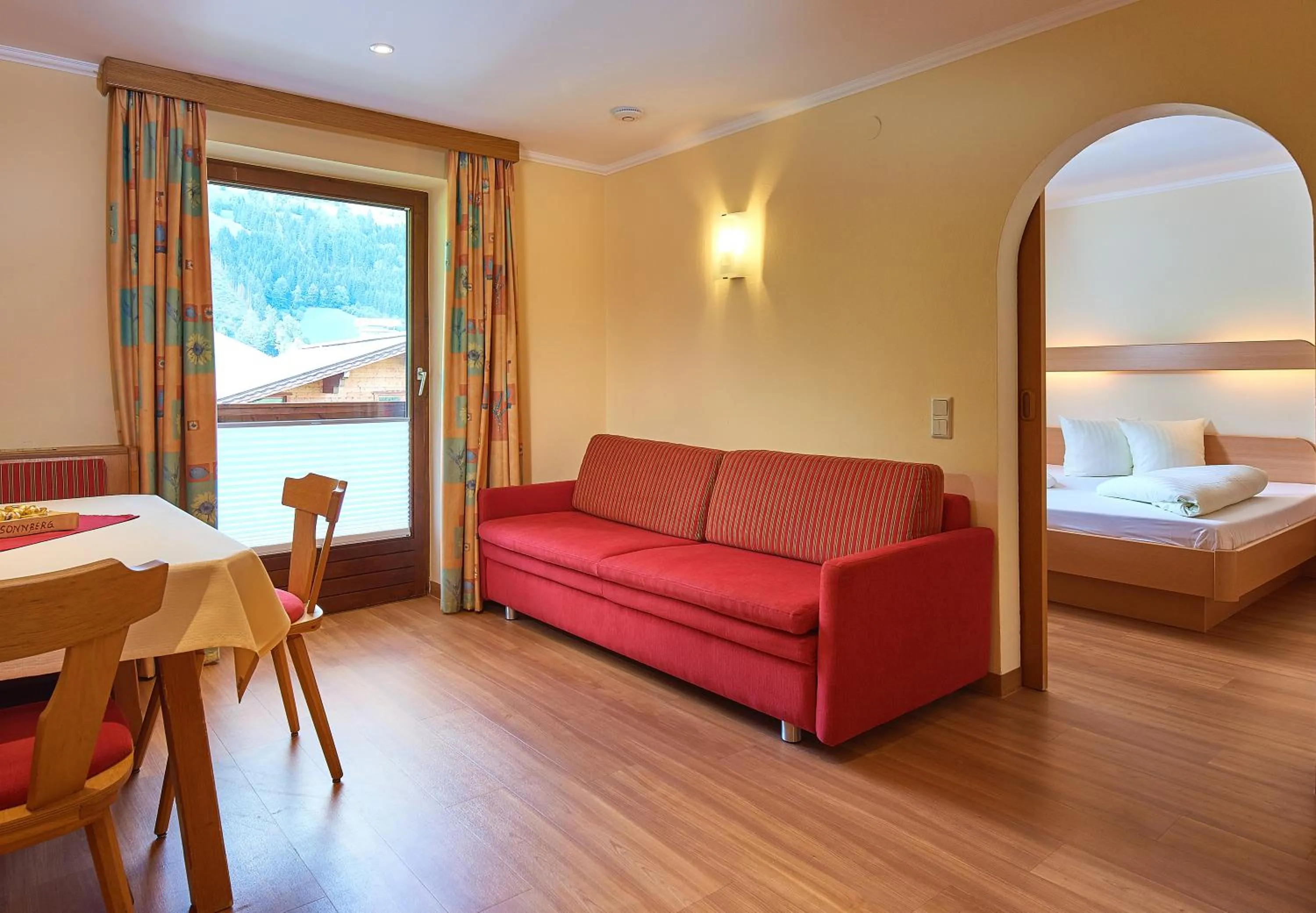 Photo of the whole room, Bed in Sonnberg Ferienanlage