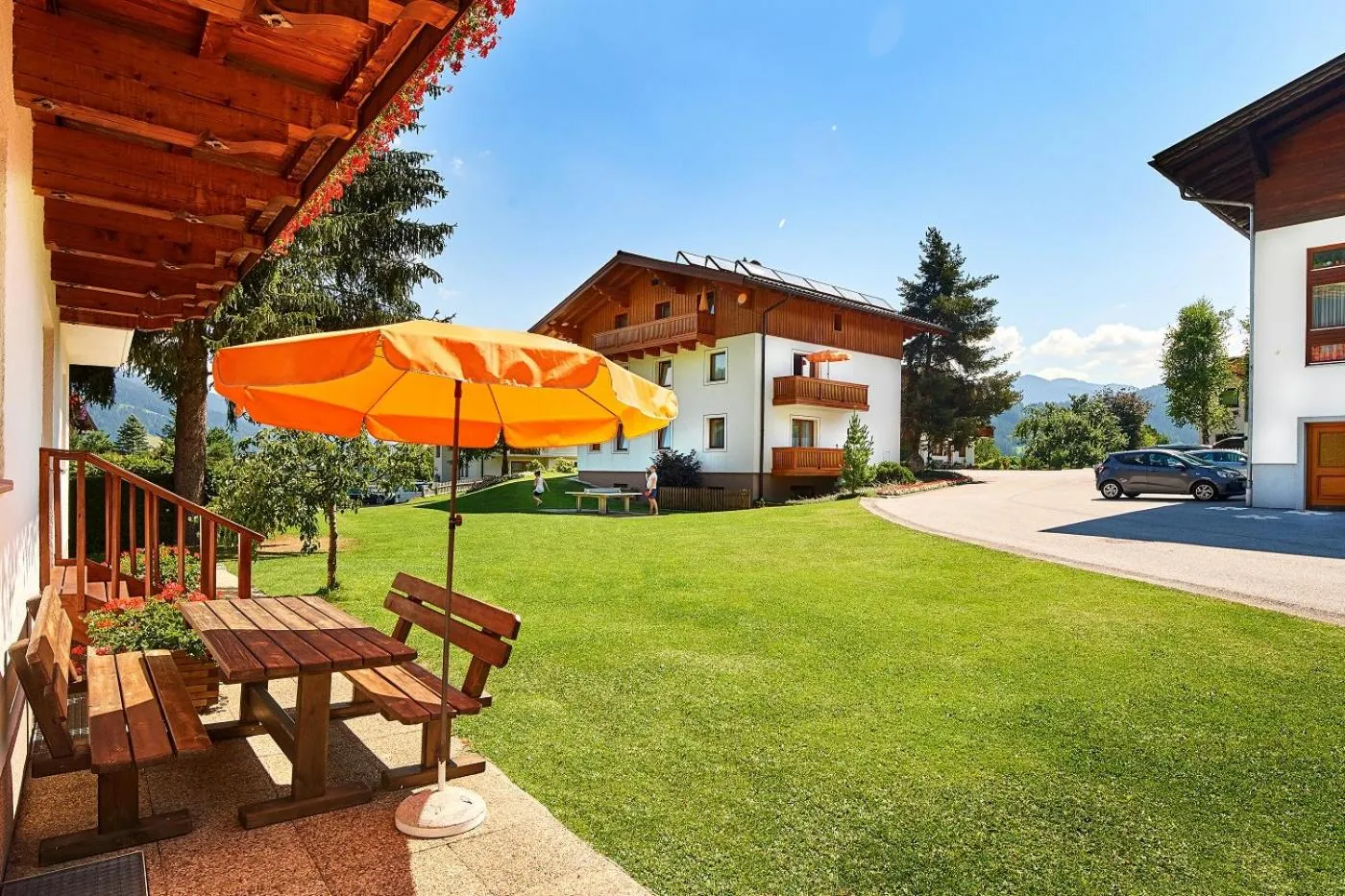 Garden view in Sonnberg Ferienanlage