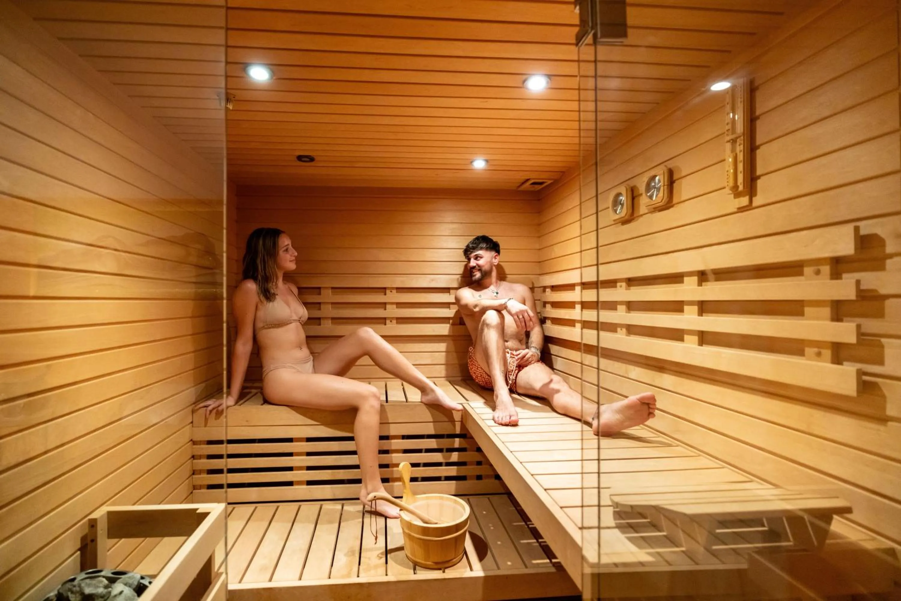 Sauna in Hotel Delle More