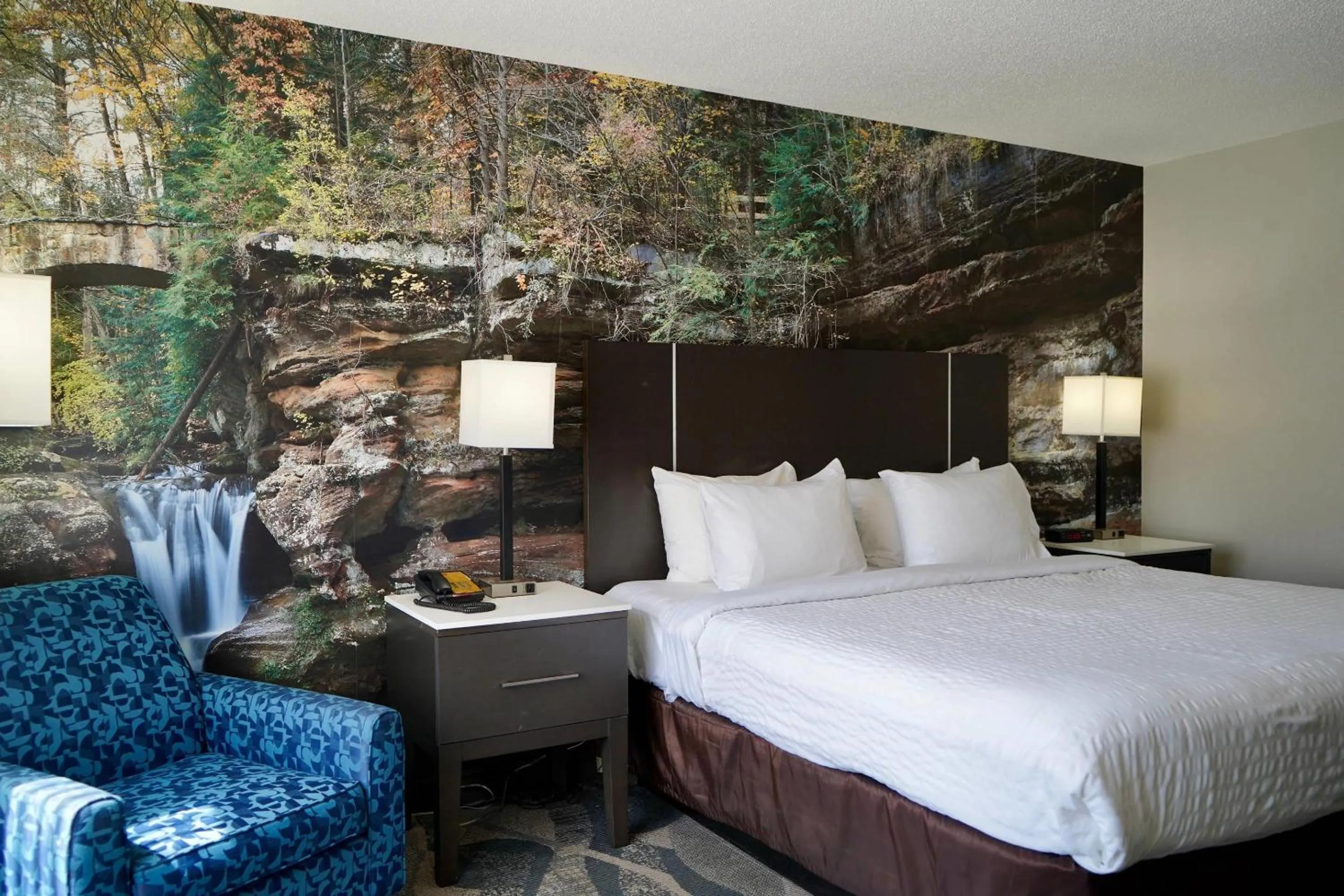 Bedroom, Bed in Clarion Inn Fairborn - Dayton near Wright Patterson