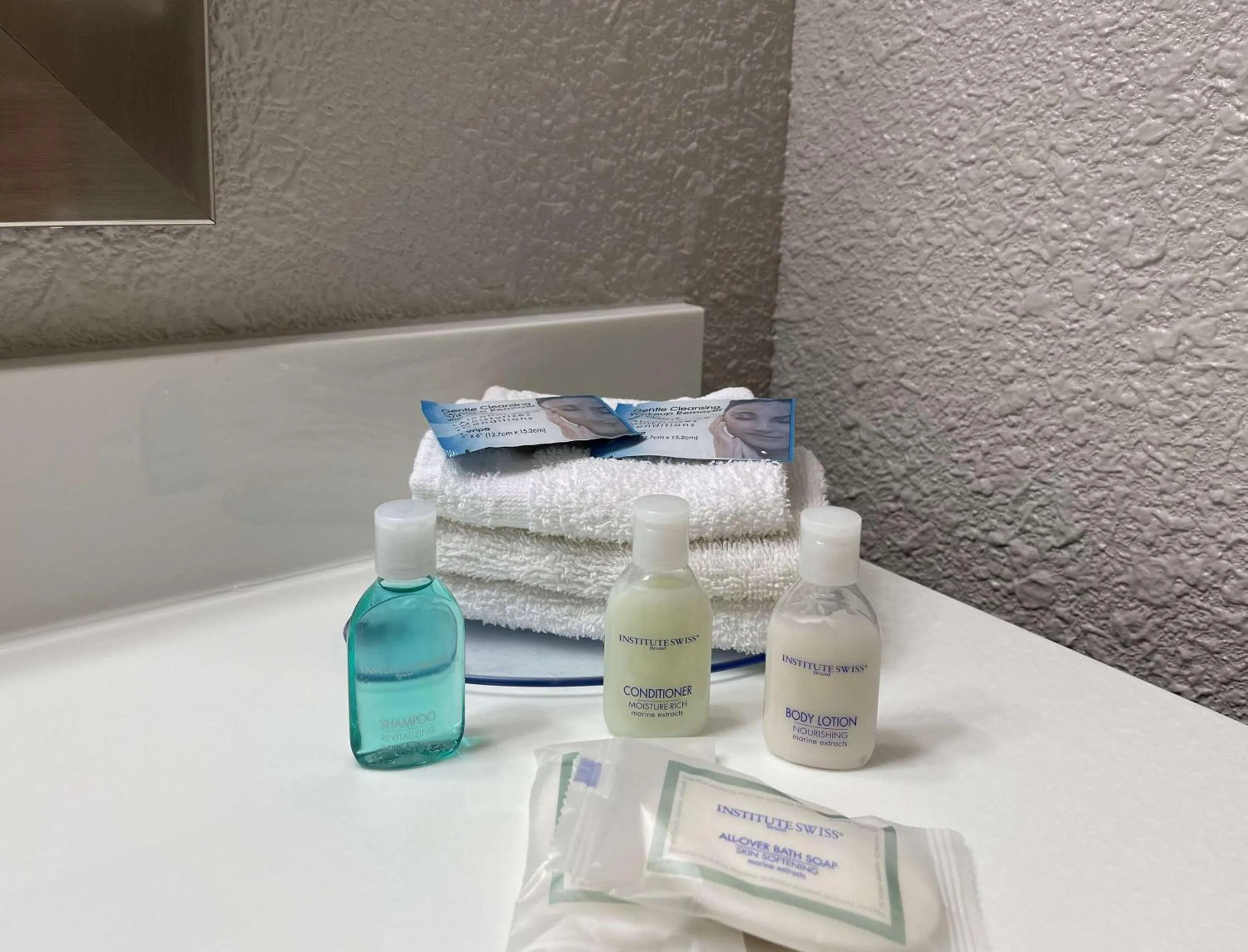 Bathroom in Clarion Inn Fairborn - Dayton near Wright Patterson