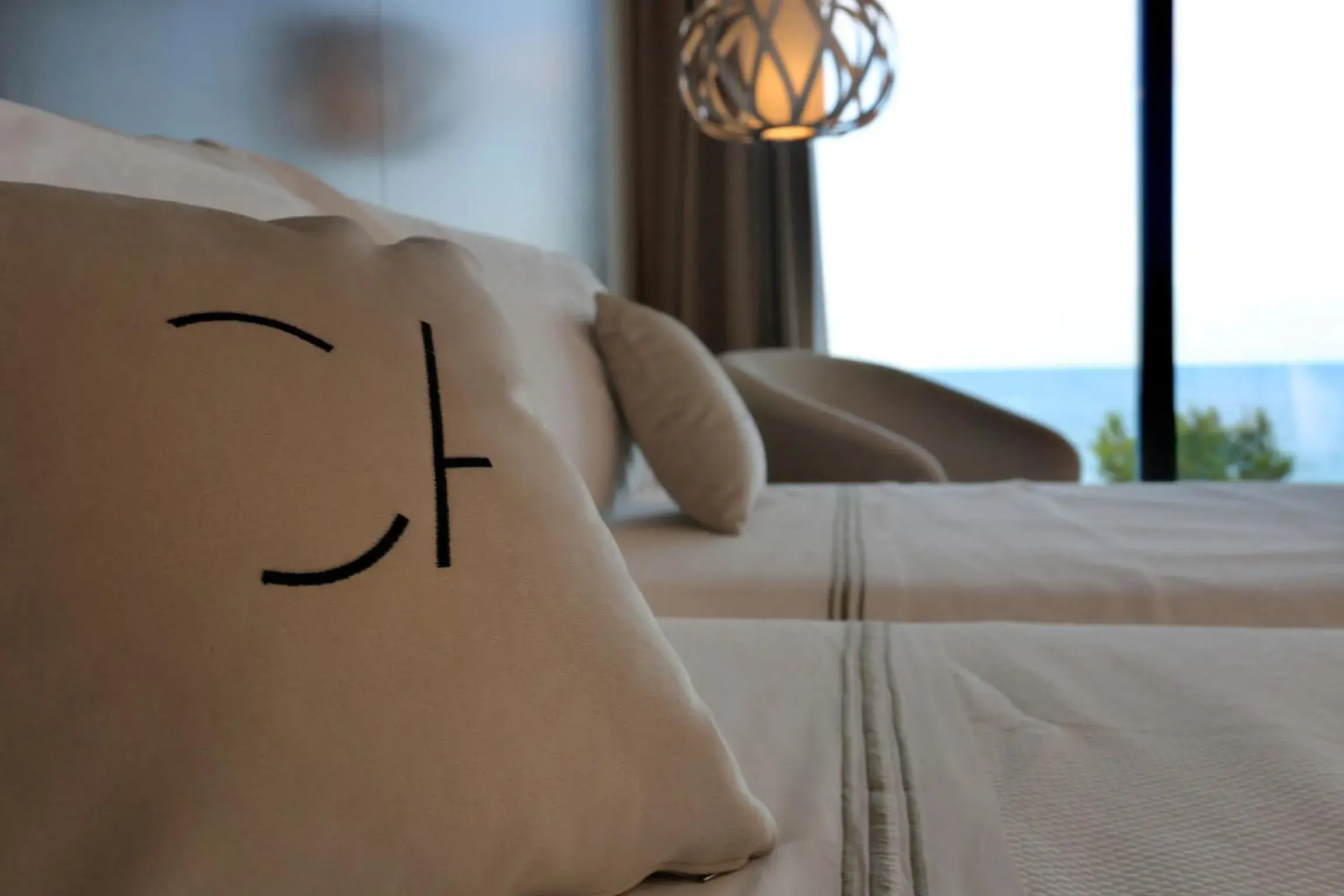 Bed in Cosmo Apartments Platja d'Aro Bed in Cosmo Apartments Platja d'Aro