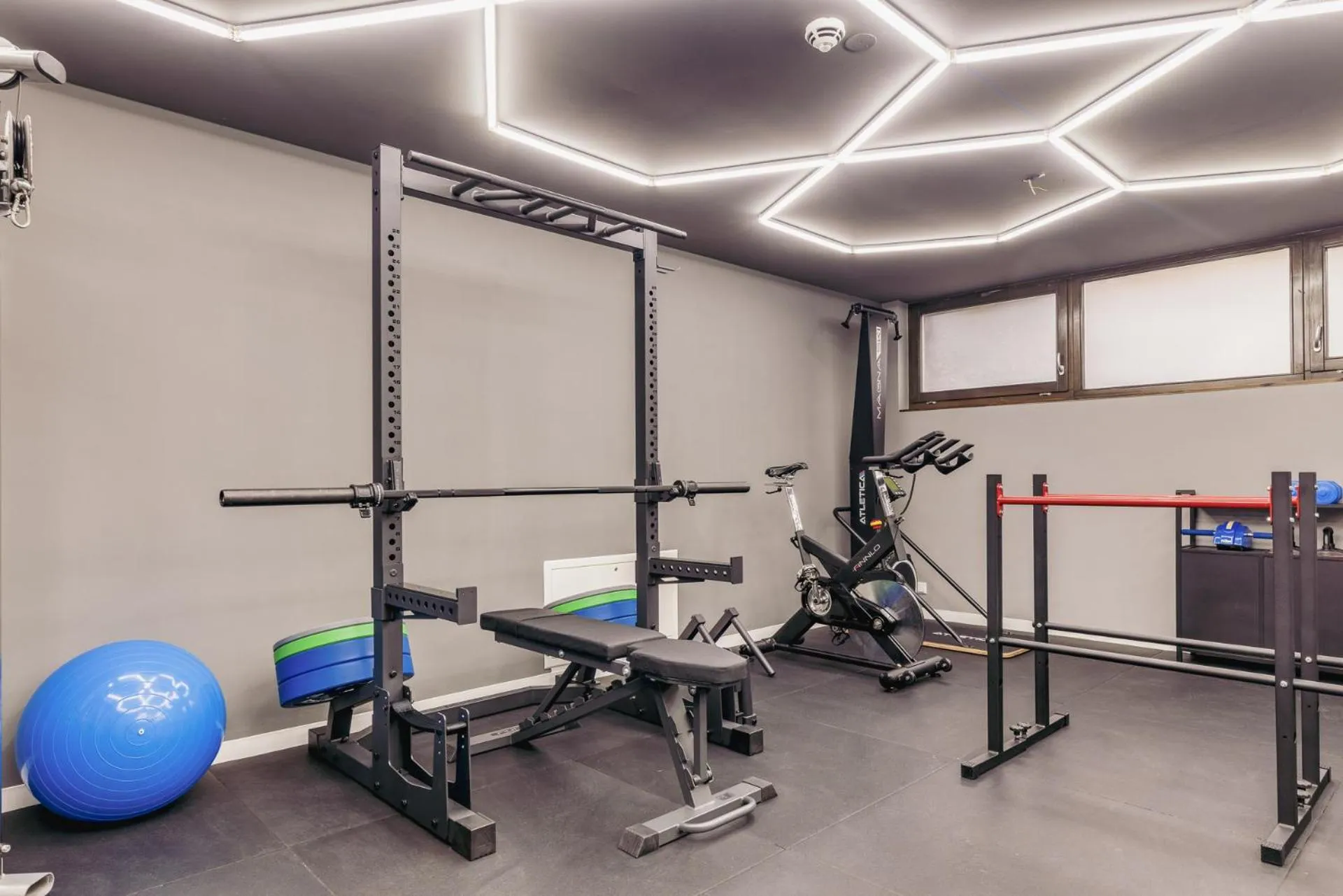 Fitness centre/facilities in Hotel Villa Lago