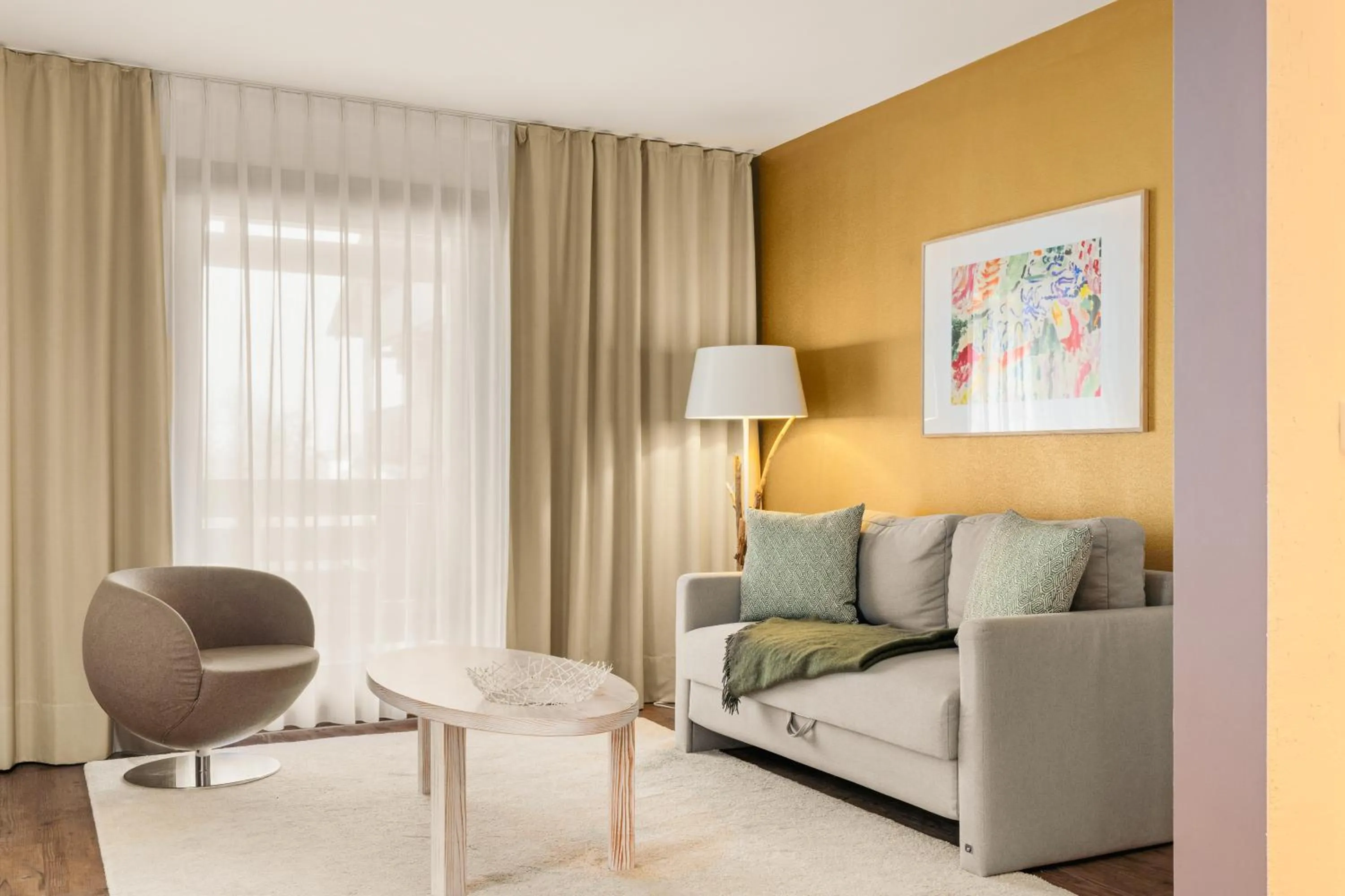 Living room in Hotel Villa Lago