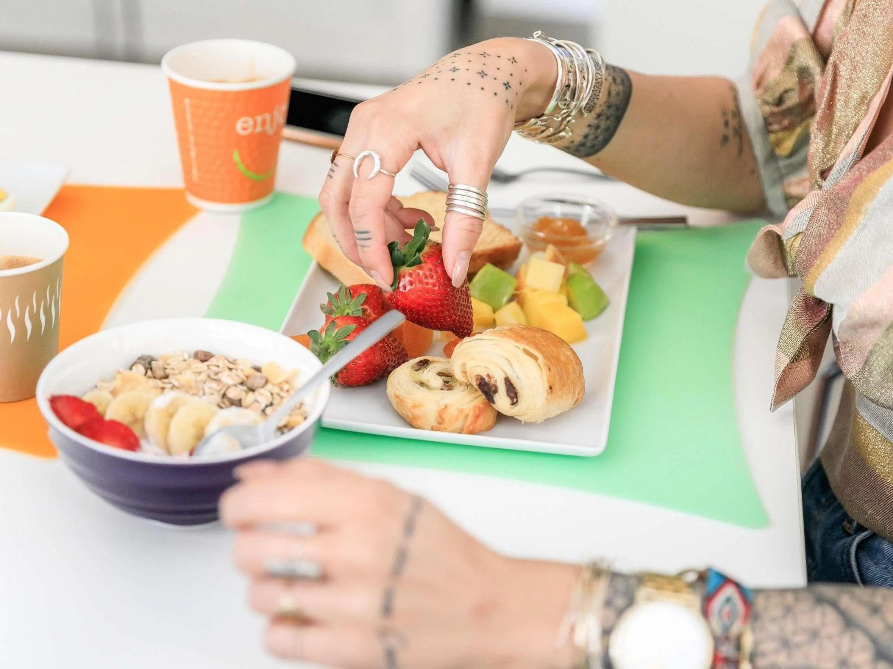 Breakfast in Ibis Styles Menton Centre