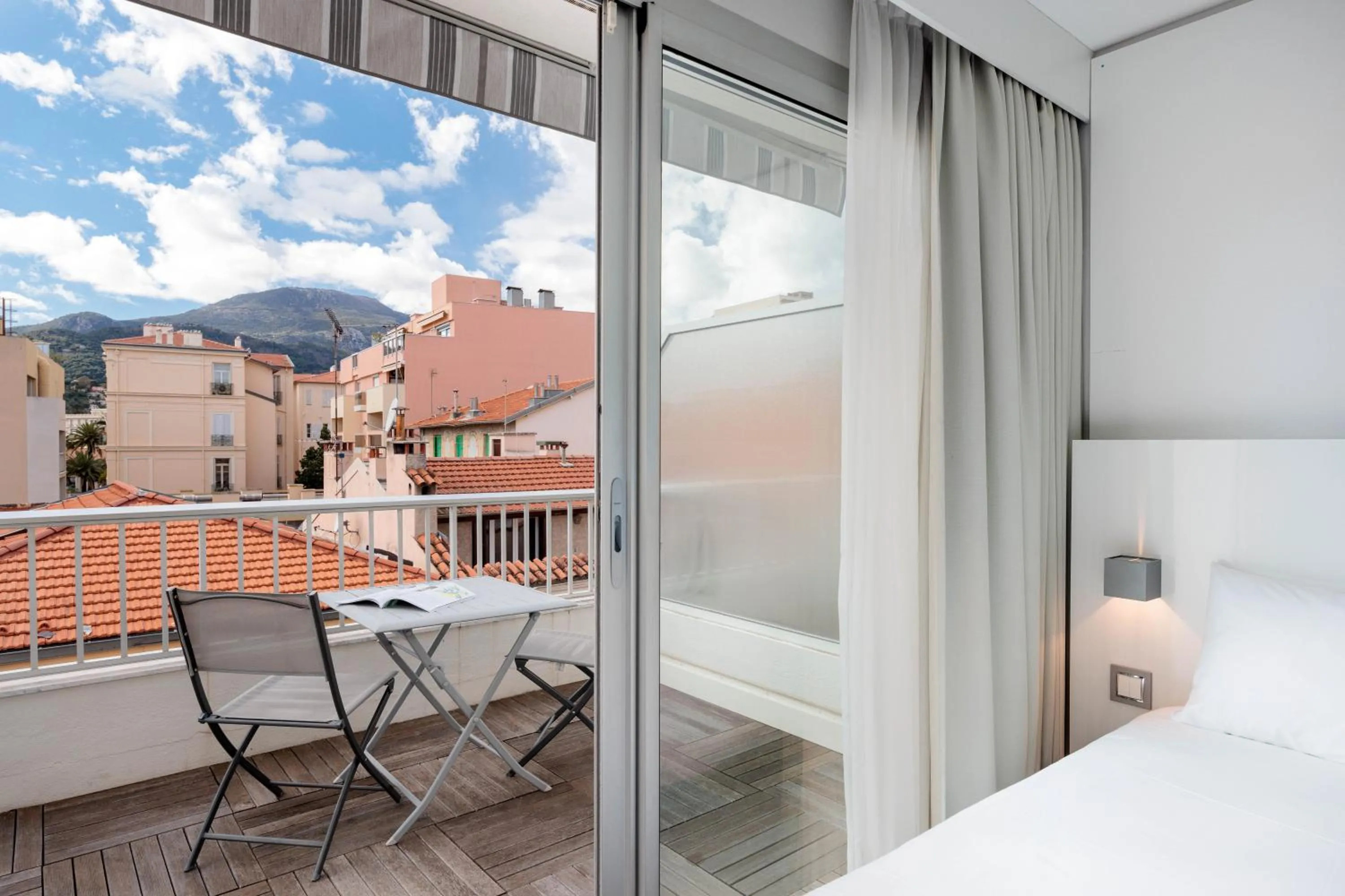 Bed in Ibis Styles Menton Centre